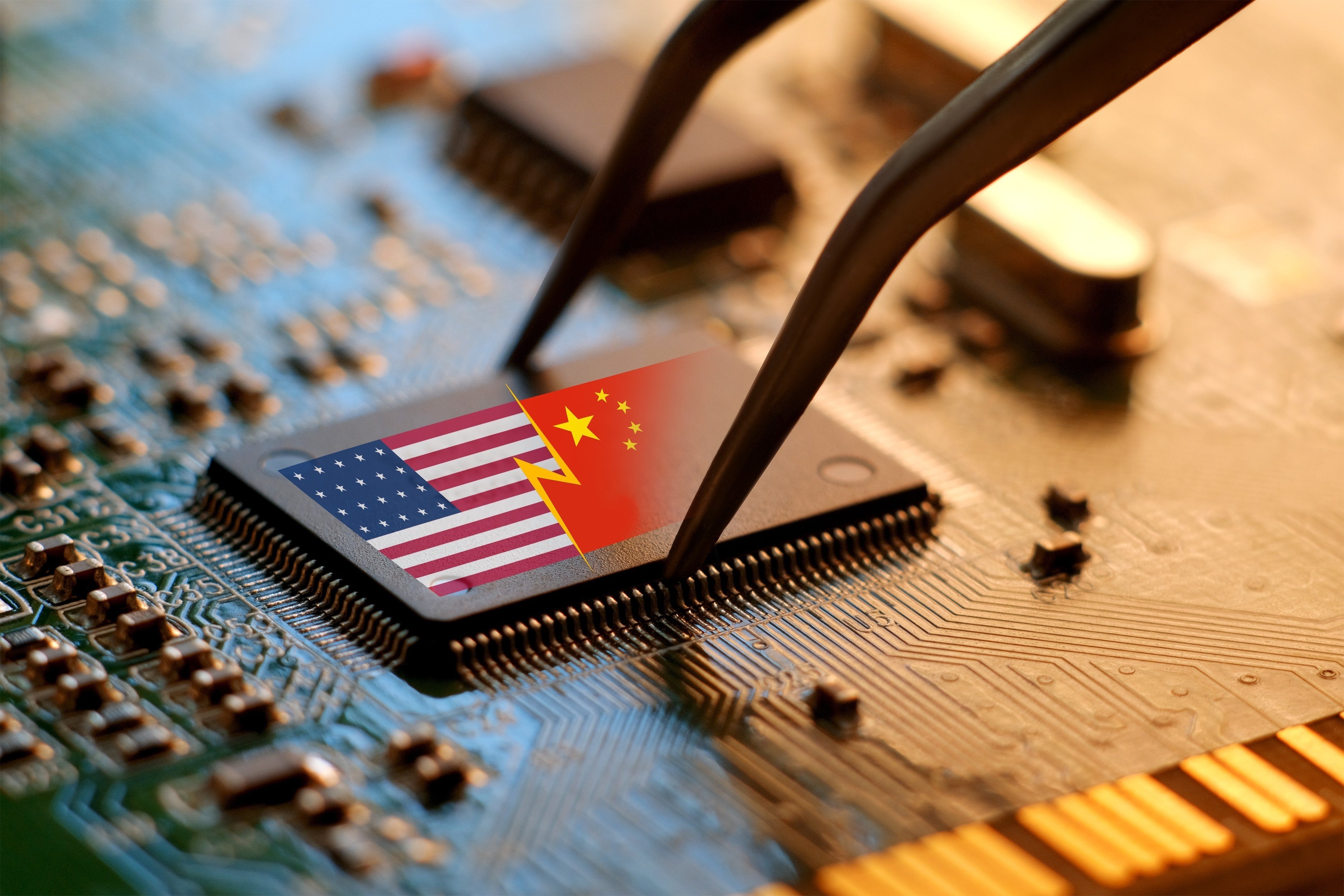 Under the Biden administration, the US has implemented three major export control rules to restrict China’s ability to use US core tech to modernise its military. Photo: Shutterstock Images