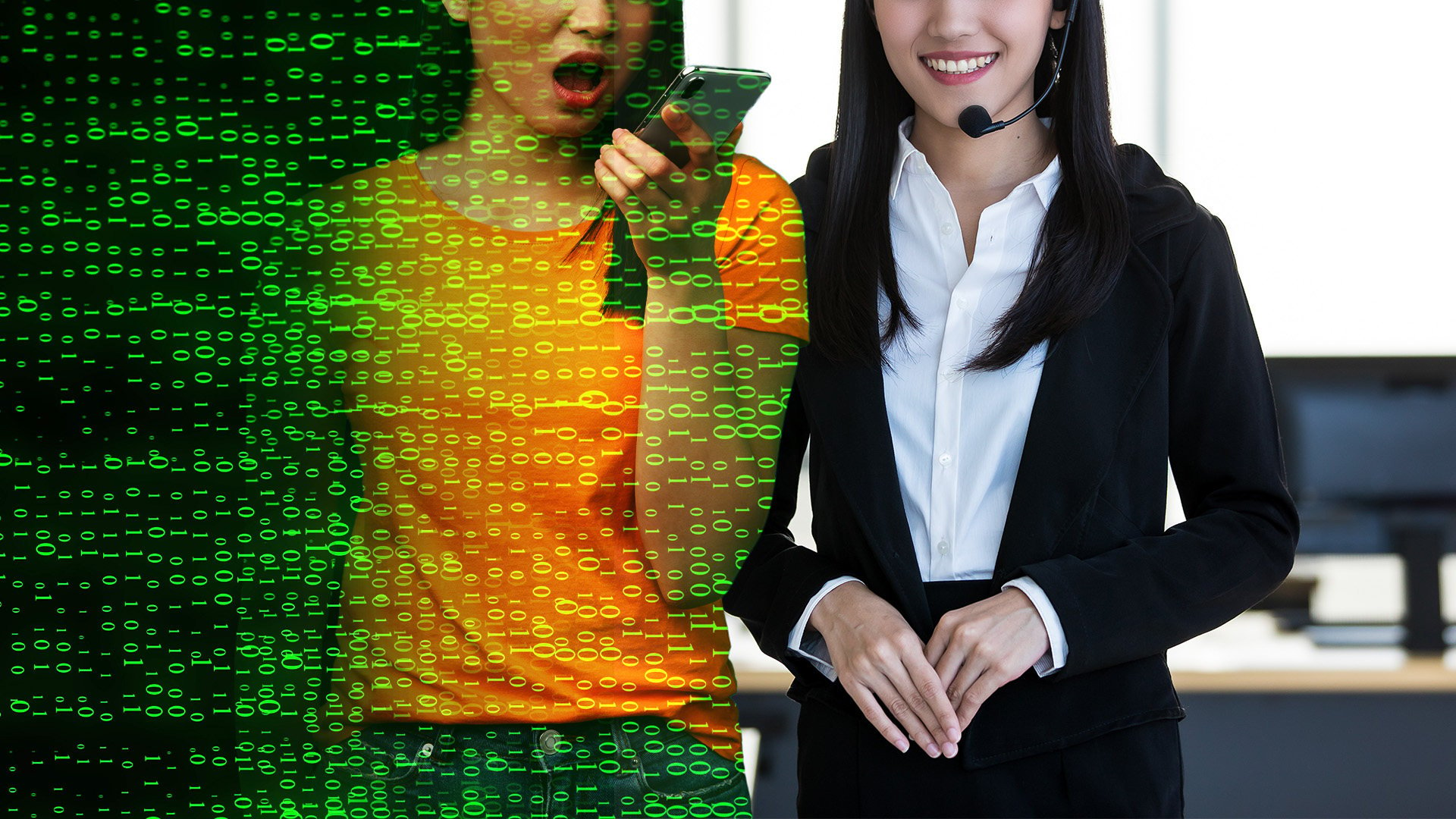 A company in Japan is using artificial intelligence technology to train new staff on the finer points of customer service. Photo: SCMP composite/Shutterstock