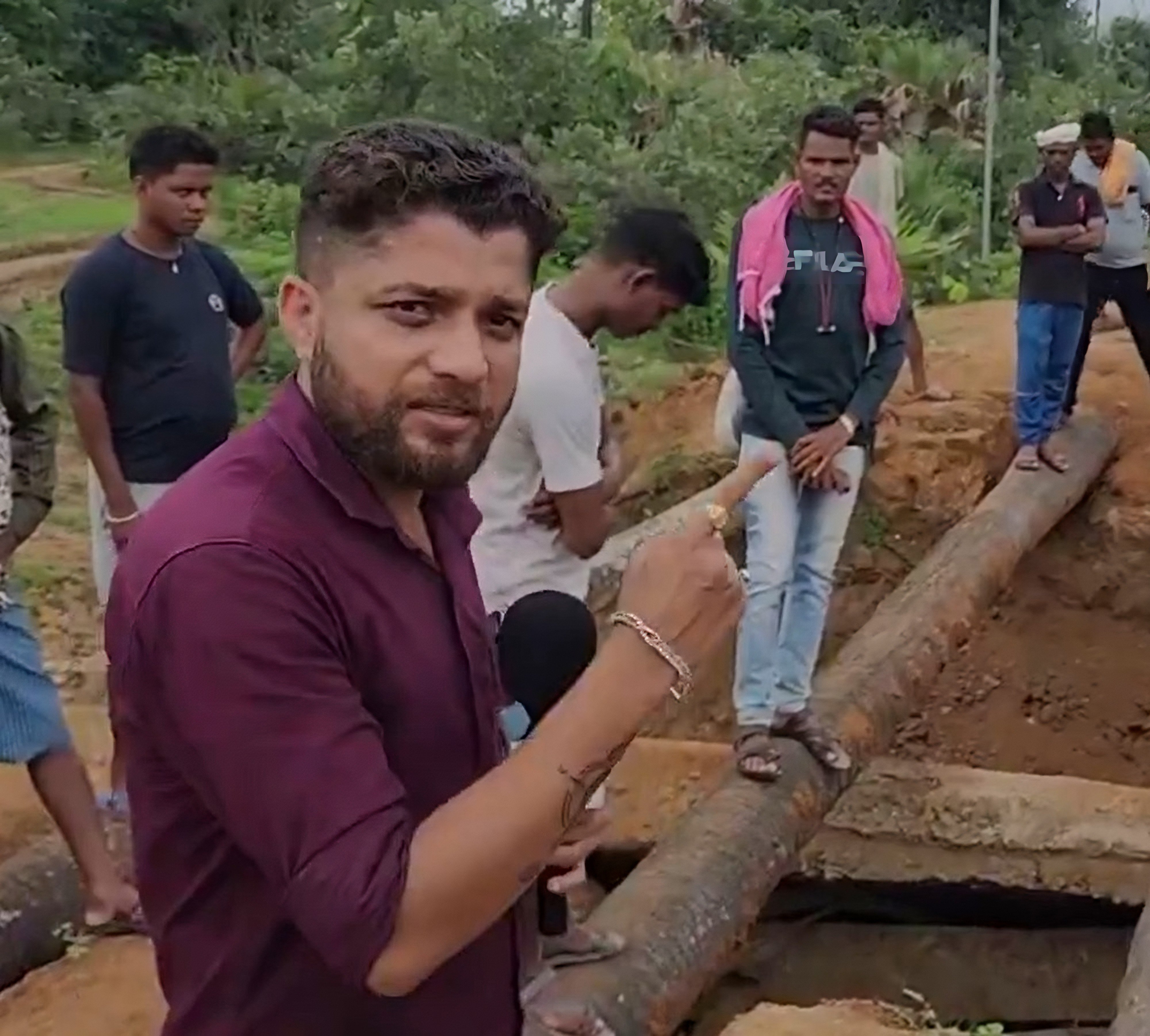 Freelance journalist Mukesh Chandrakar, whose battered body was found stuffed inside a septic tank in India’s central Chhattisgarh state on Friday. Photo: X/newt0nlaws