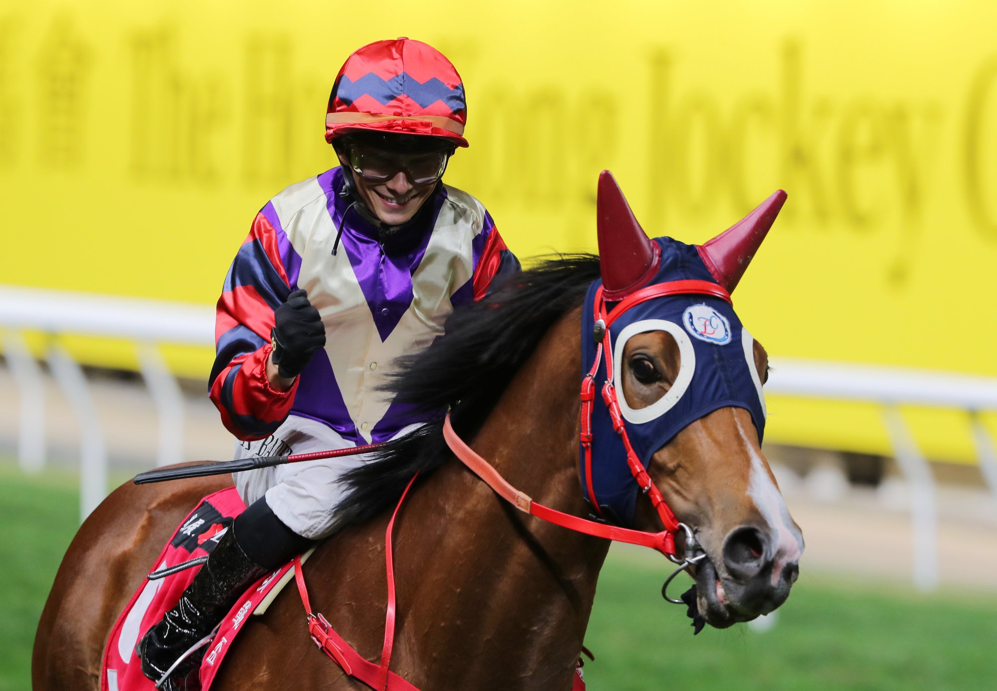 Alexis Badel is all smiles following his January Cup win.