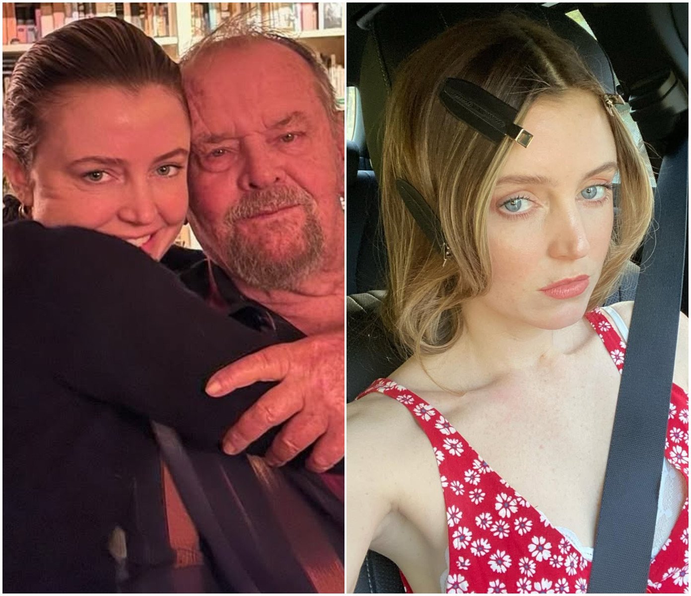 Lorraine Nicholson and her famous father Jack Nicholson. The 34-year-old has gone into directing. Photos: @lnicholson/Instagram