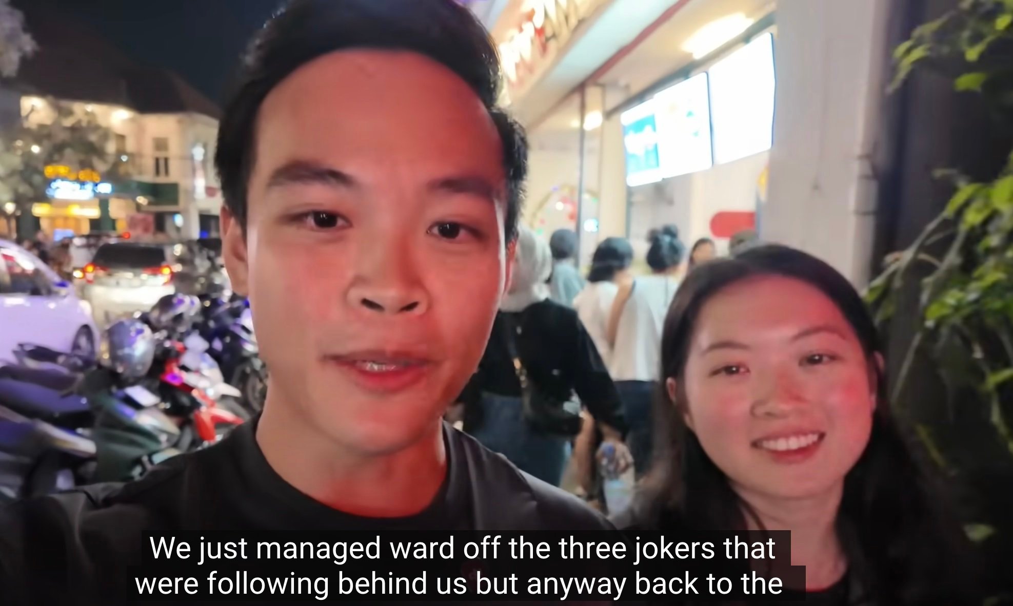 A Singaporean couple were recently recording a video in Bandung, Indonesia when they were harassed by three teenagers. Photo: Darien & Joanna/YouTube