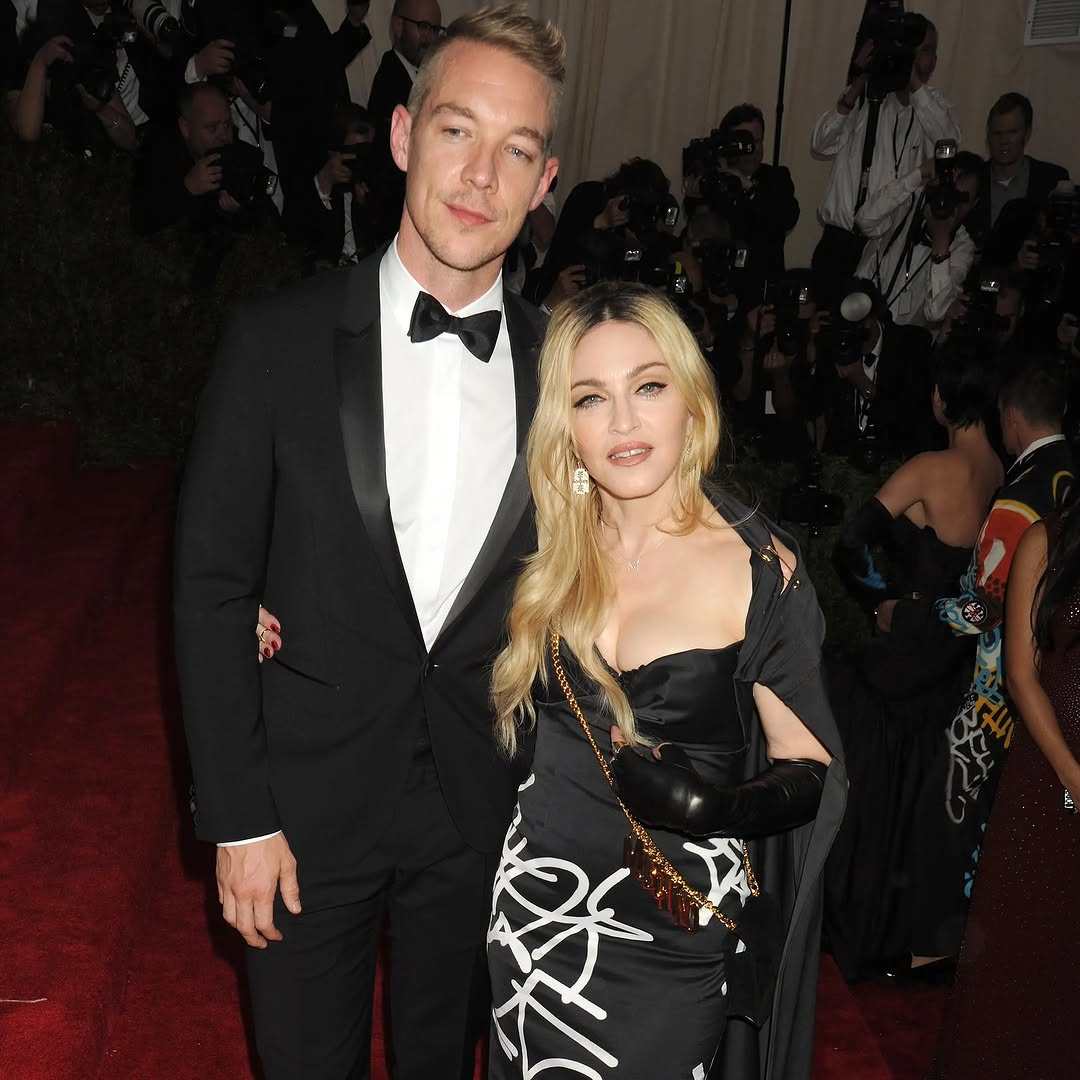 Diplo and Madonna, who he’s been romantically linked to. Photo: @diplo/Instagram