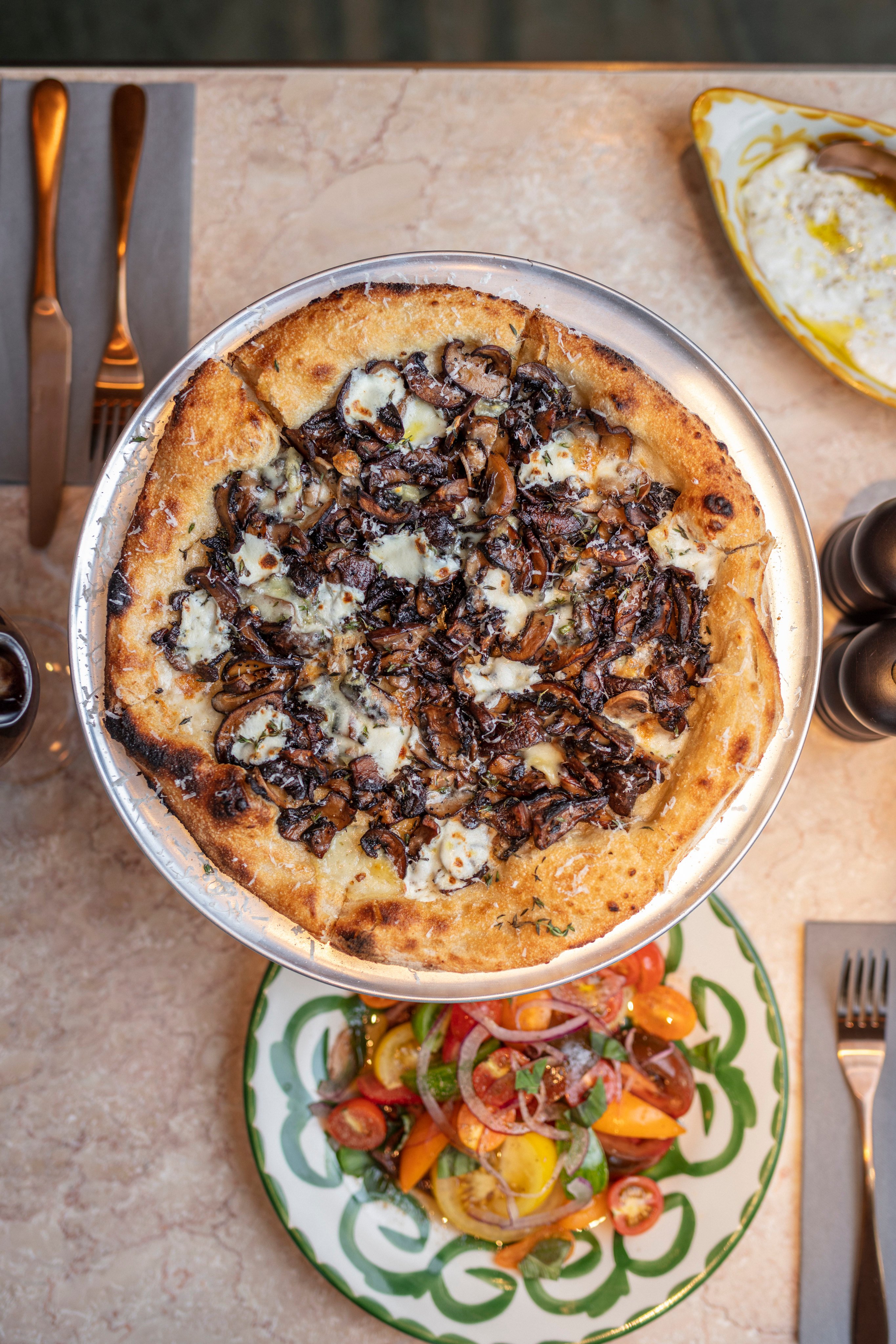 Funghi Pizza at Emmer Pizzeria & Cafe, Pacific Place, Hong Kong. Photo: Emmer Pizzeria & Cafe