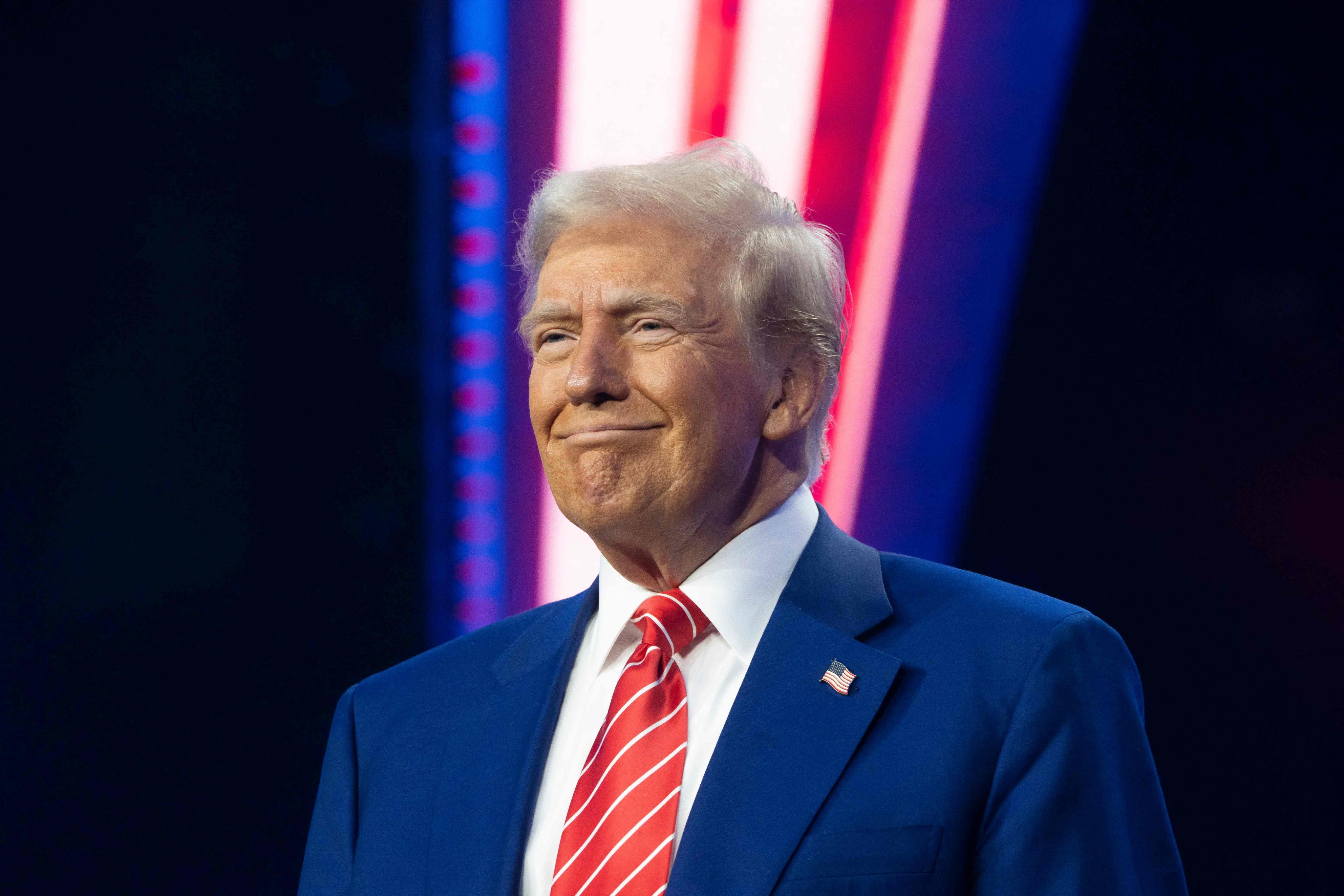 US president-elect Donald Trump attends an event in Phoenix, Arizona, in December. Photo: AFP