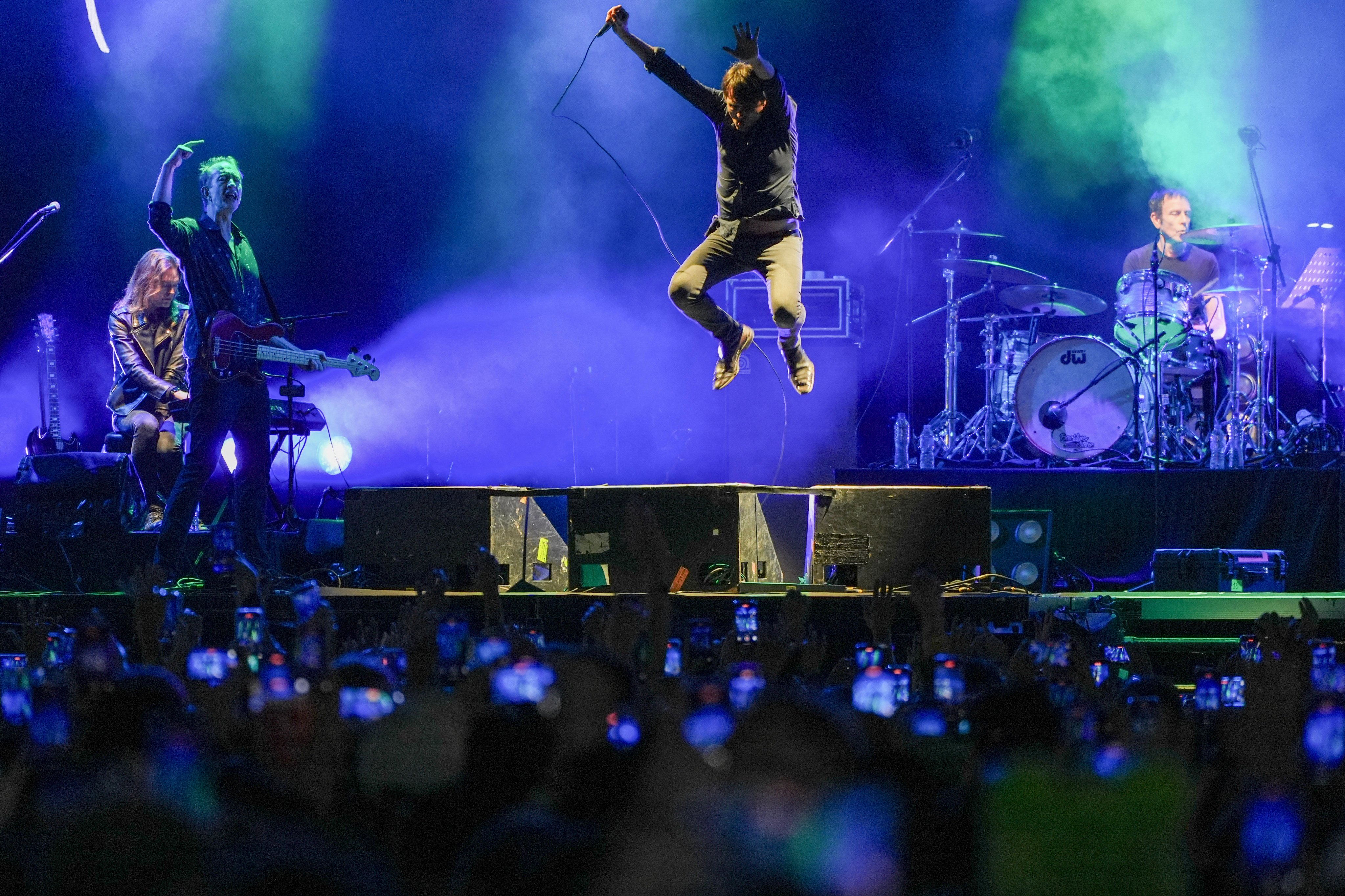 British band Suede puts on a show at the Clockenflap festival in Central in November. Photo: Eugene Lee