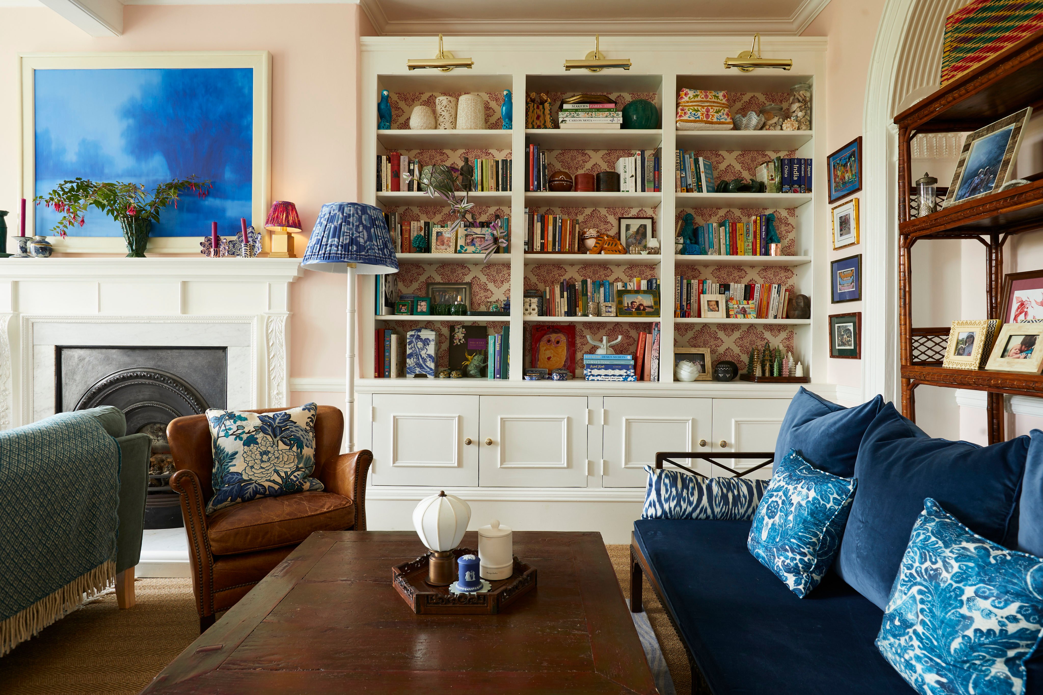 Home in Bath, UK, of Kate Sbuttoni, founder of The Ginger Jar Lamp Co. Photo: Jake Eastham