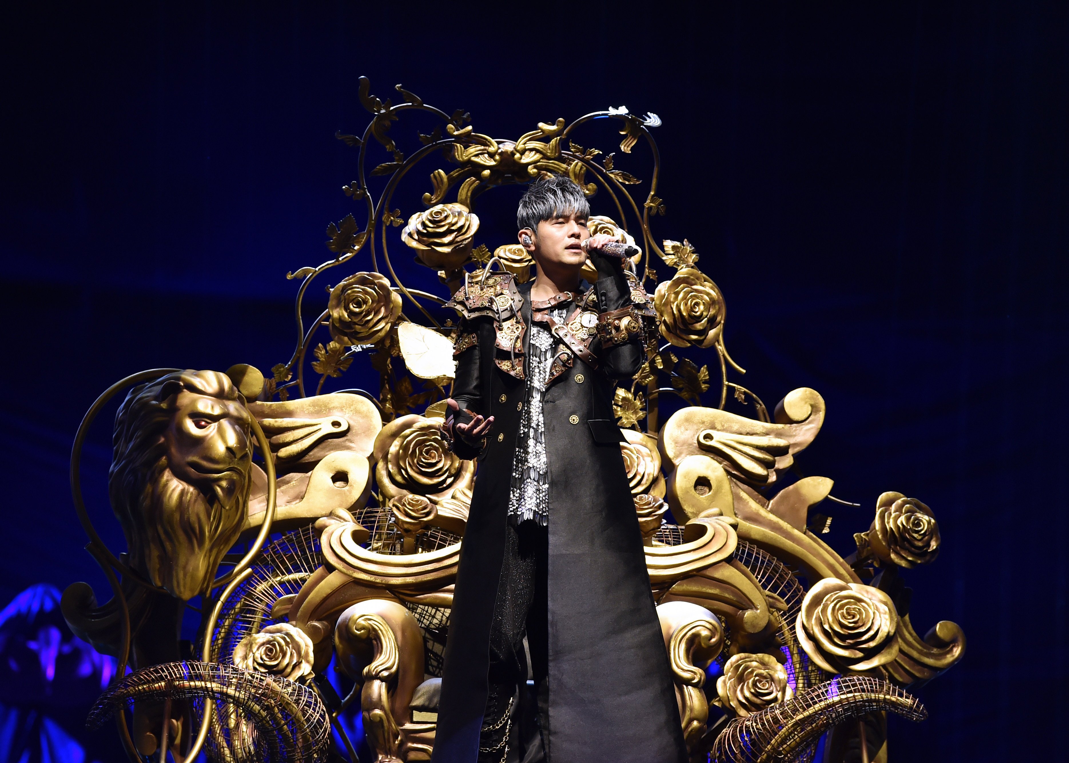 Jay Chou performs at Nanjing Olympic Sports Center in November 2019. Photo: Getty Images