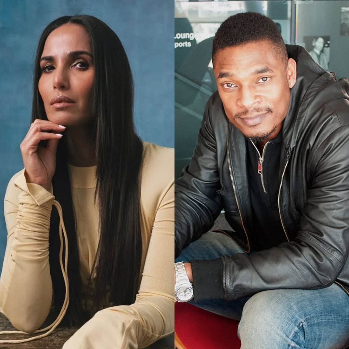 Top Chef star Padma Lakshmi is rumoured to be dating poet Terrance Hayes. Photos: @padmalakshmi/Instagram, @operaphila/Instagram