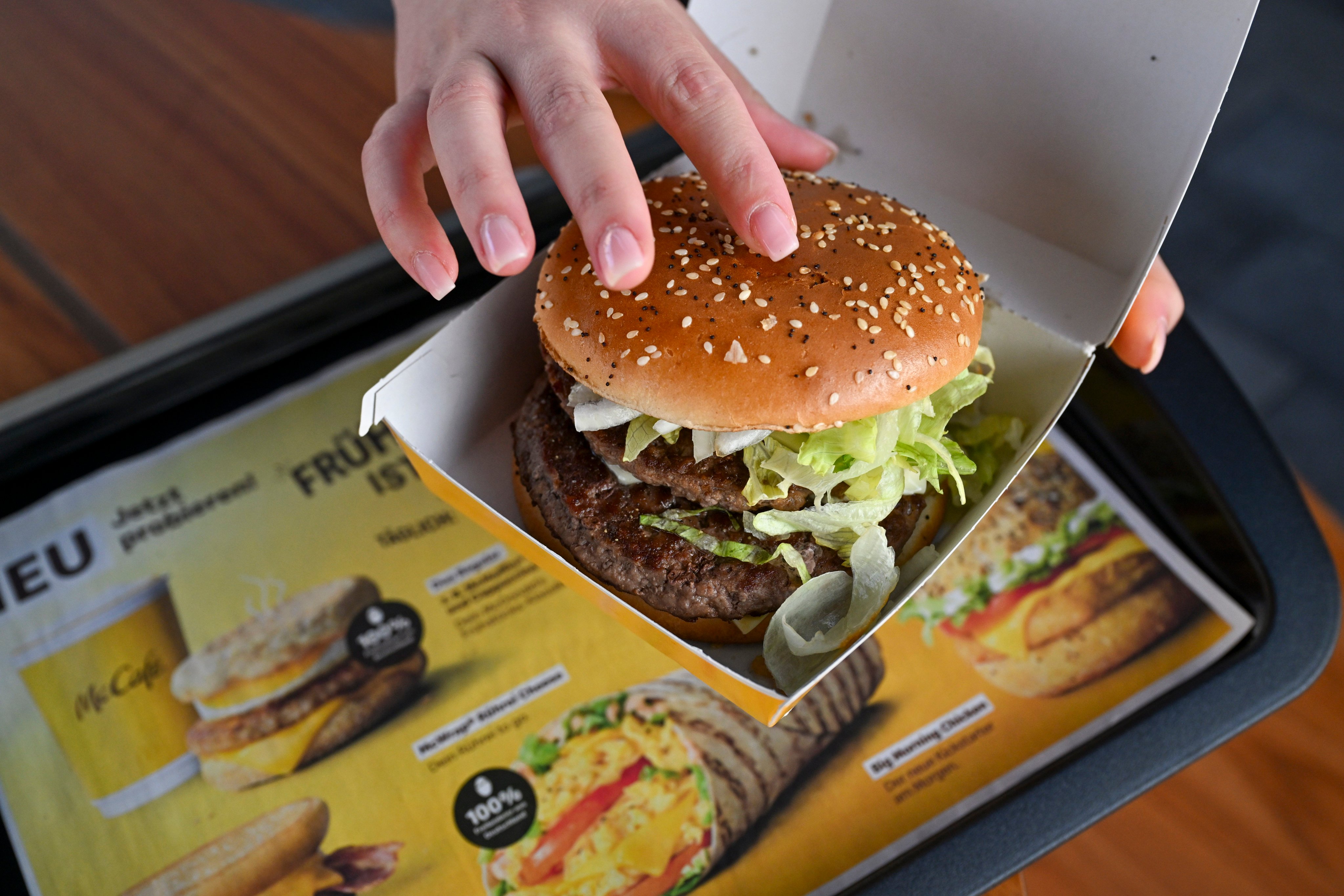 McDonald’s Quarter Pounder burgers were linked to an E coli outbreak affecting 14 US states. Photo: dpa