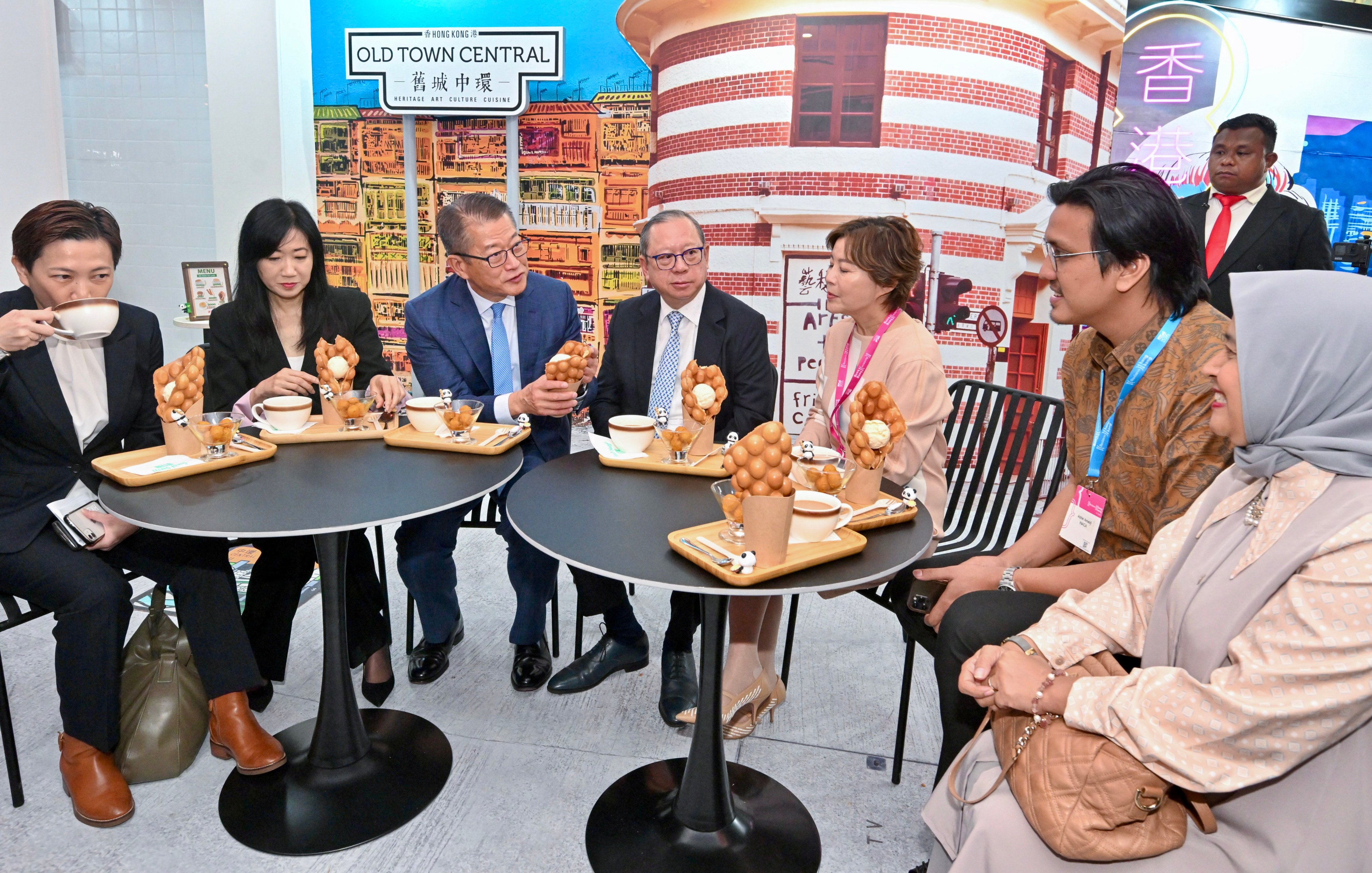 Hong Kong’s Financial Secretary Paul Chan attended the Think Business, Think Hong Kong Symposium in Jakarta, Indonesia on January 8, 2024. Photo: Handout