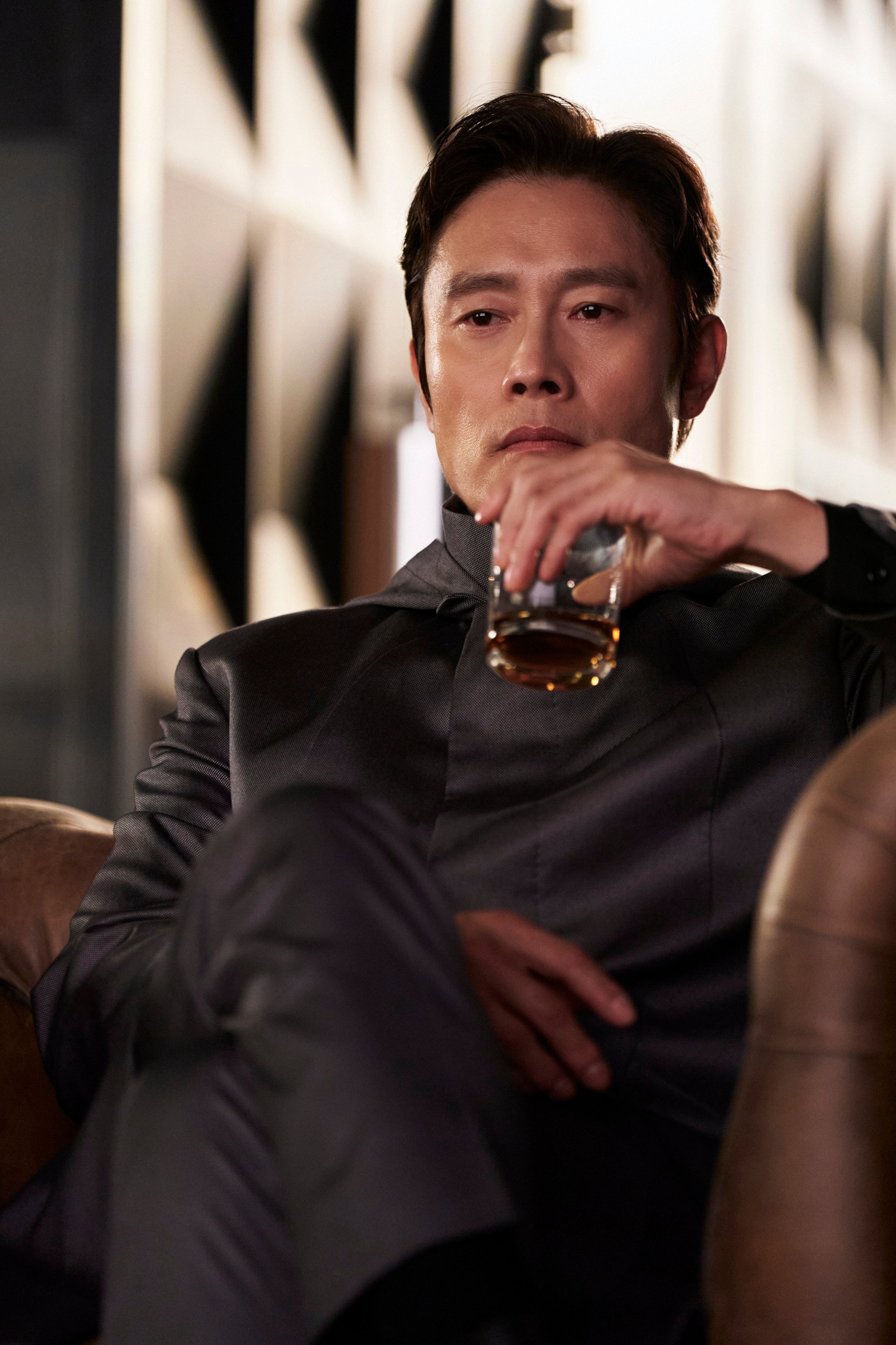 Lee Byung-hun as the Front Man in a still from the hit Korean drama Squid Game season 2. Photo: No Ju-han/Netflix