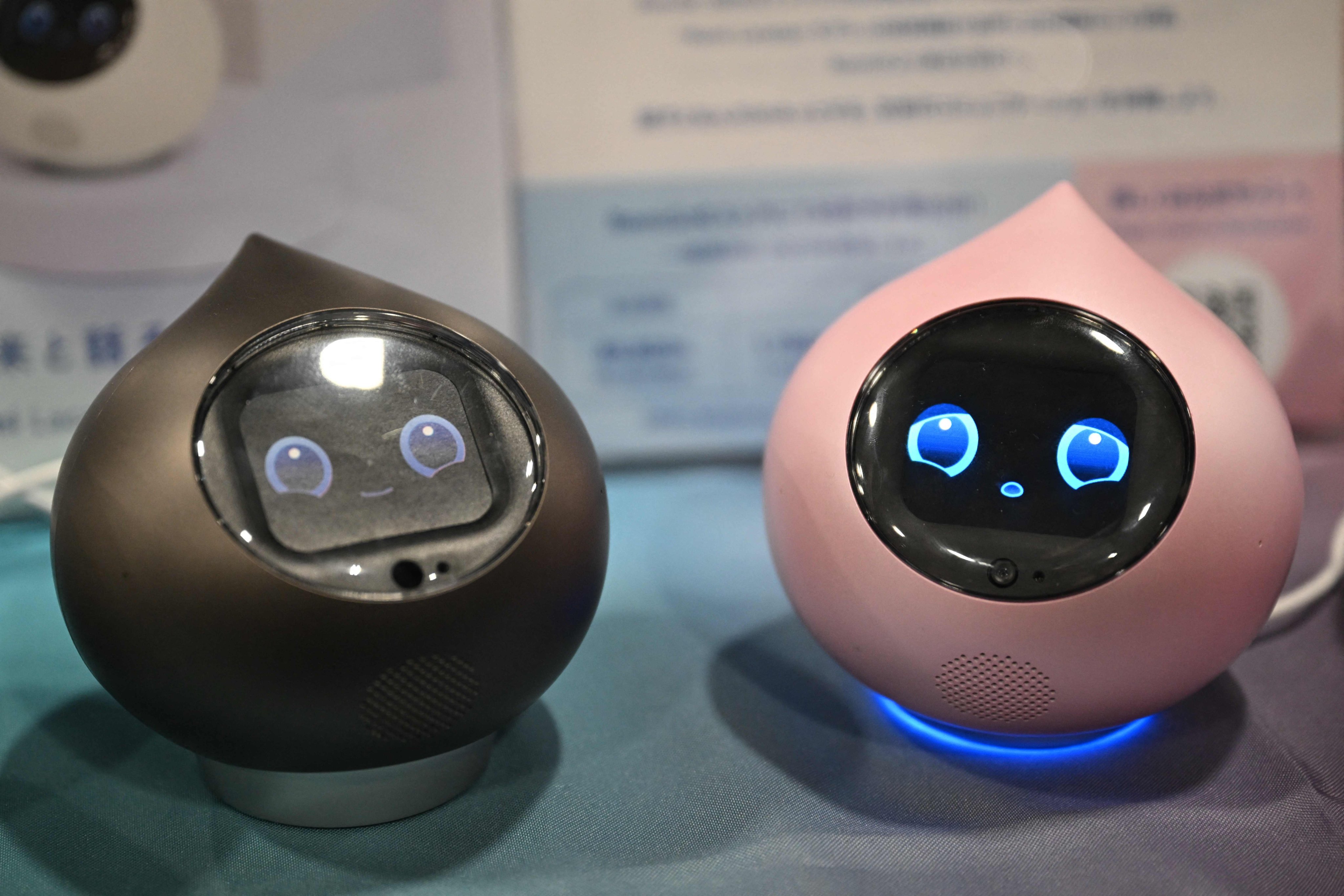 Romi, an AI emotional support robot, was one of several technical mental health solutions unveiled at the 2025 Consumer Electronics Show. Photo: AFP