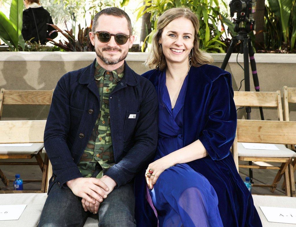 Elijah Wood may have tied the knot with long time partner Mette-Marie Kongsved on New Year’s Eve. Photo: @Crumpemag/X