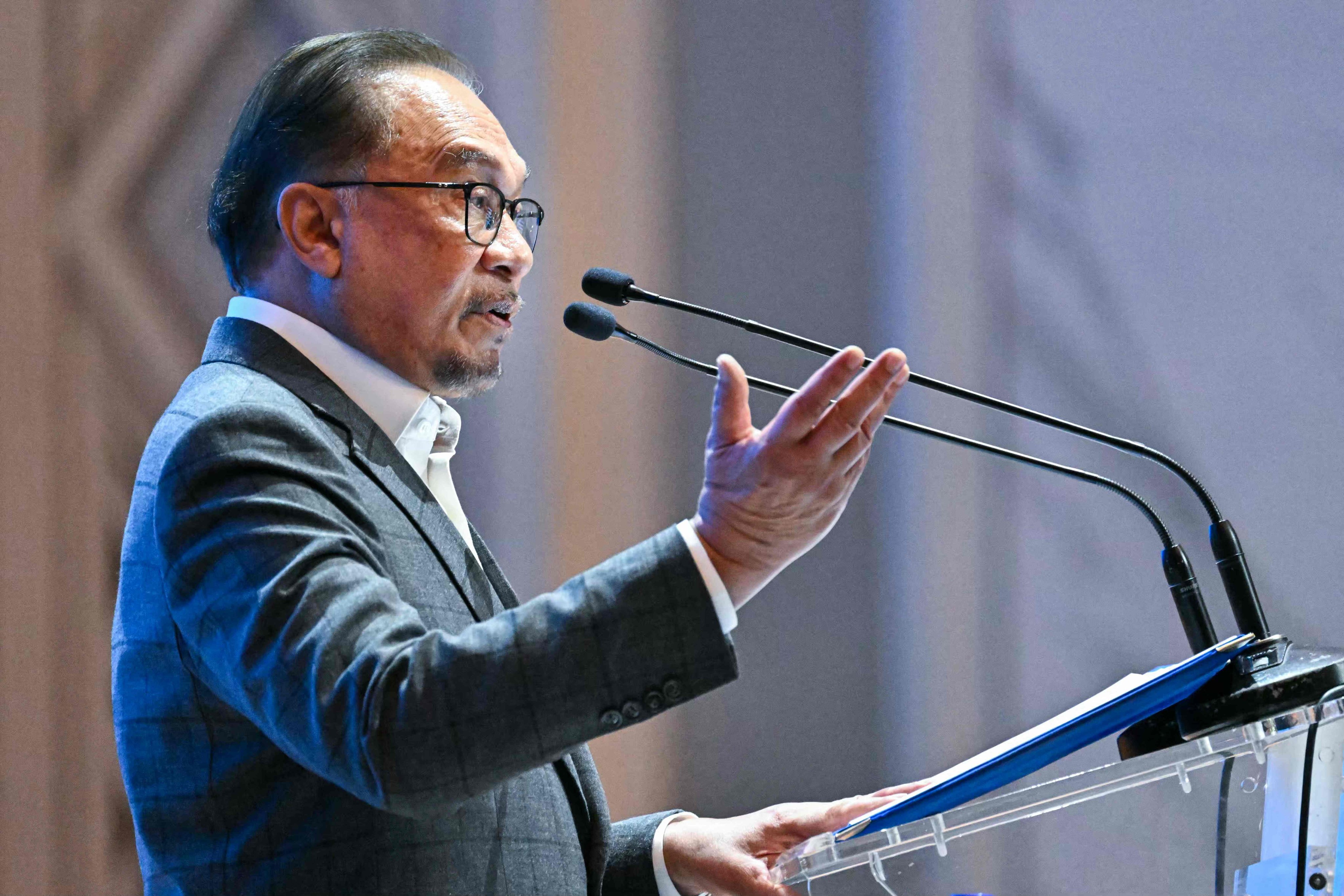 Malaysia’s Prime Minister Anwar Ibrahim. Once celebrated as a beacon of reform, his reputation has shifted since taking office. Photo: AFP