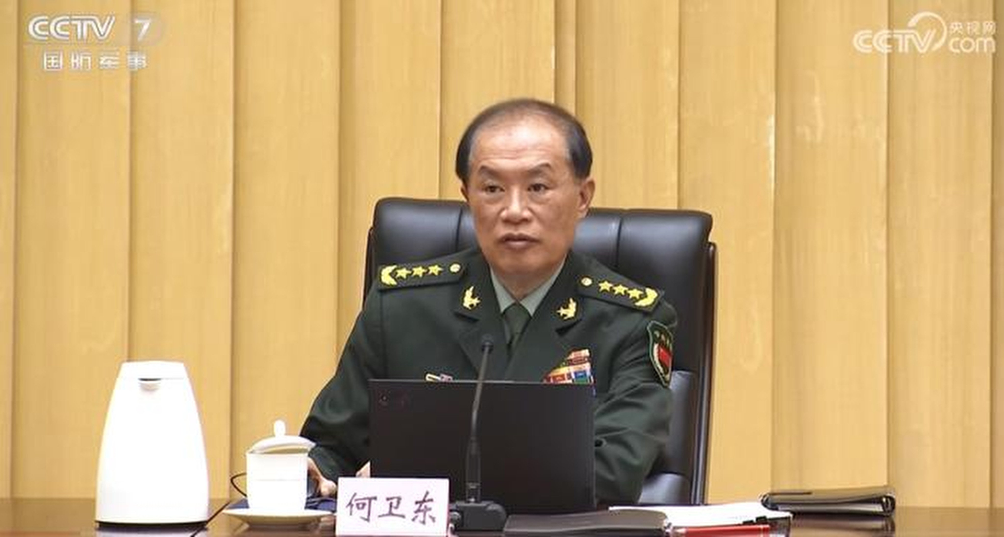 General He Weidong is vice-chairman of China’s powerful Central Military Commission and a member of the Communist Party’s Politburo. Photo: CCTV