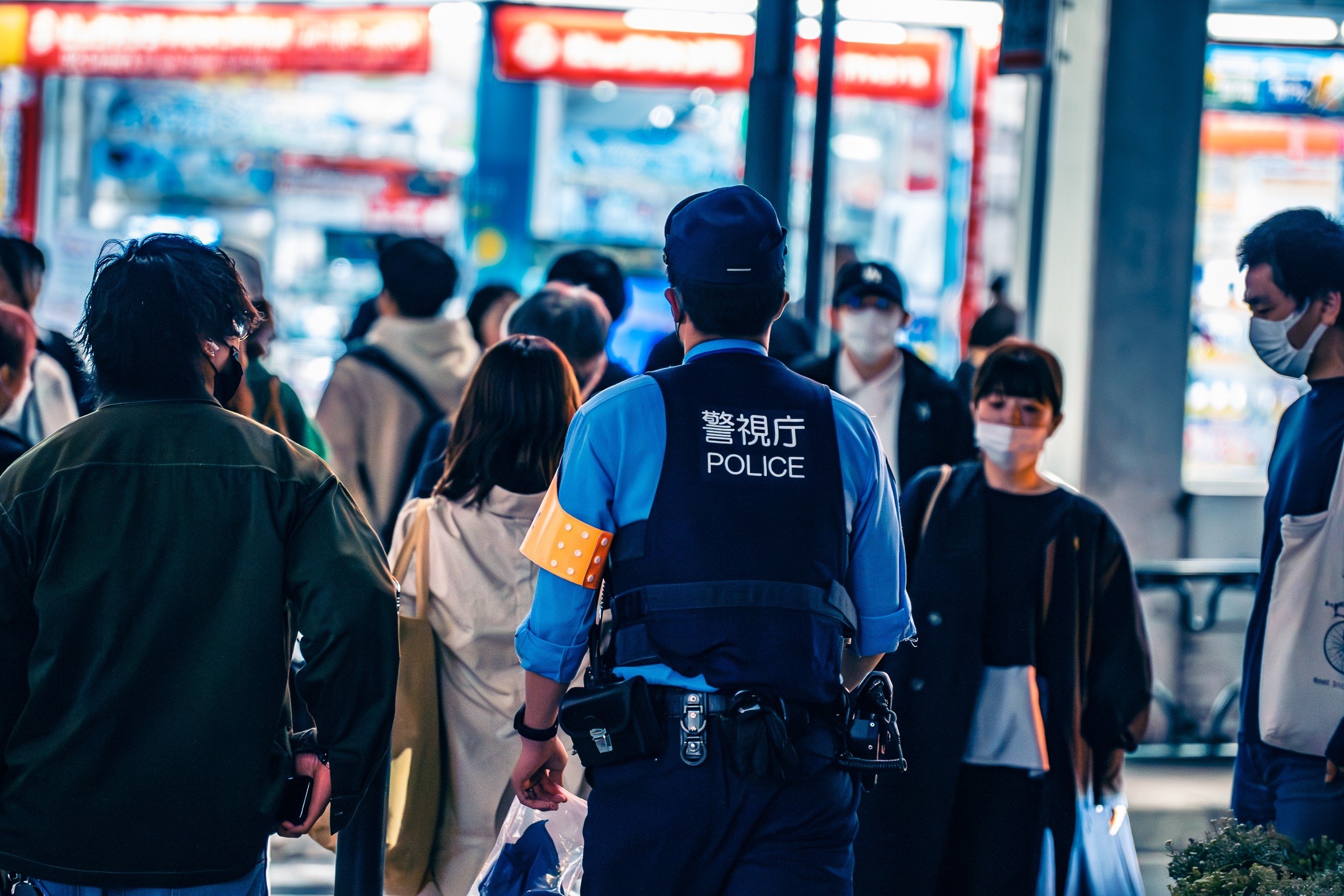 Japanese police patrol to provide security. Violent crime is rare in the country. File photo: Shutterstock