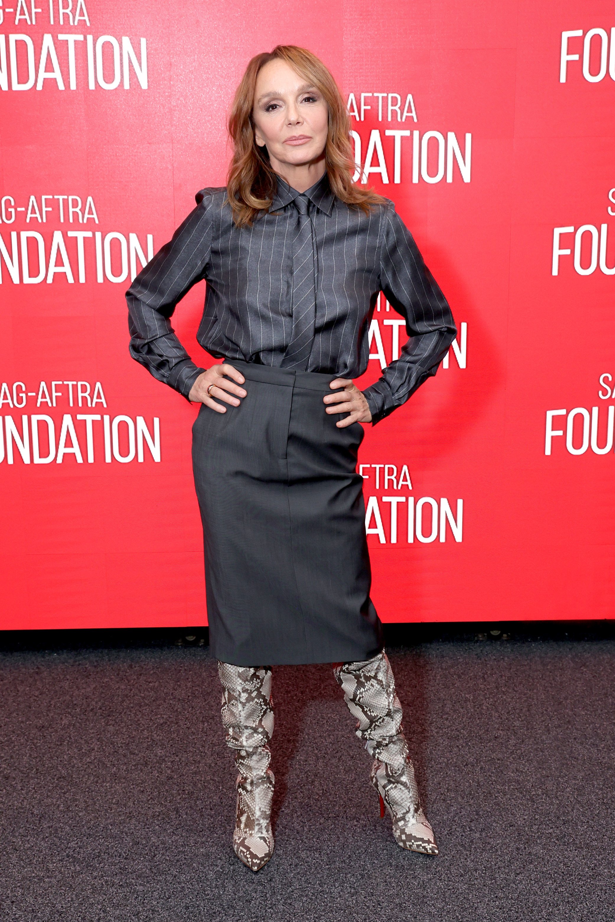 Philippine Leroy-Beaulieu poses before taking part in a SAG-AFTRA Foundation Conversation for Emily In Paris at SAG-AFTRA Foundation Robin Williams Center in September 2024, in New York City. Photo: Getty Images