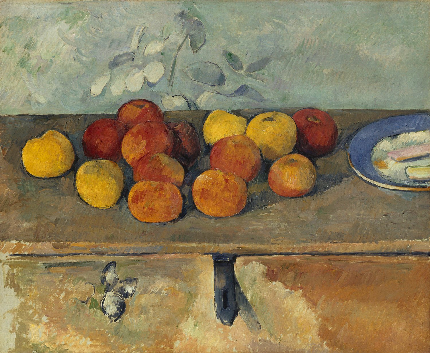 Apples and Biscuits (circa 1880), by Paul Cézanne. Photo: GrandPalaisRmn/Musée de l’Orangerie