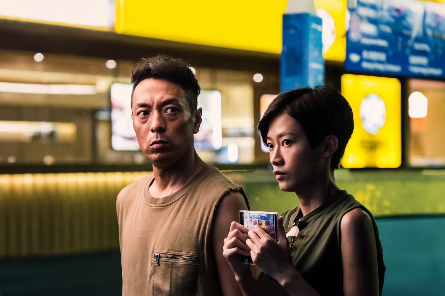 Philip Keung (left) and Fish Liew in a still from Remember What I Forgot. 