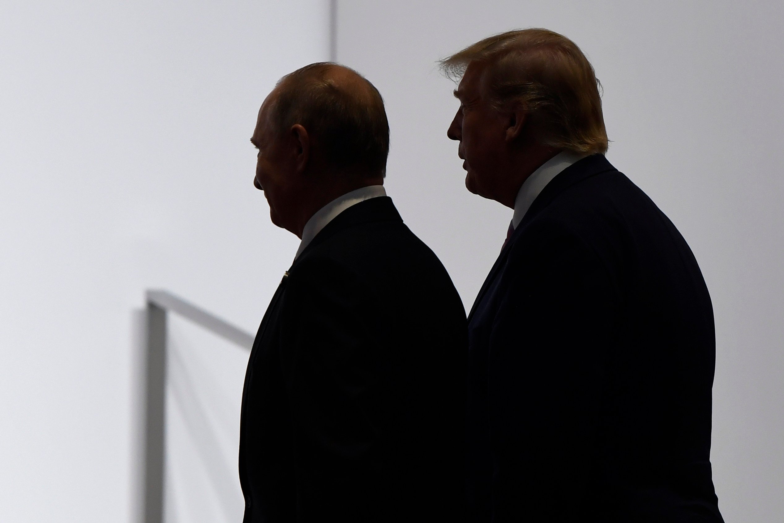 Russian President Vladimir Putin and then-President Donald Trump in 2019. File photo: AP