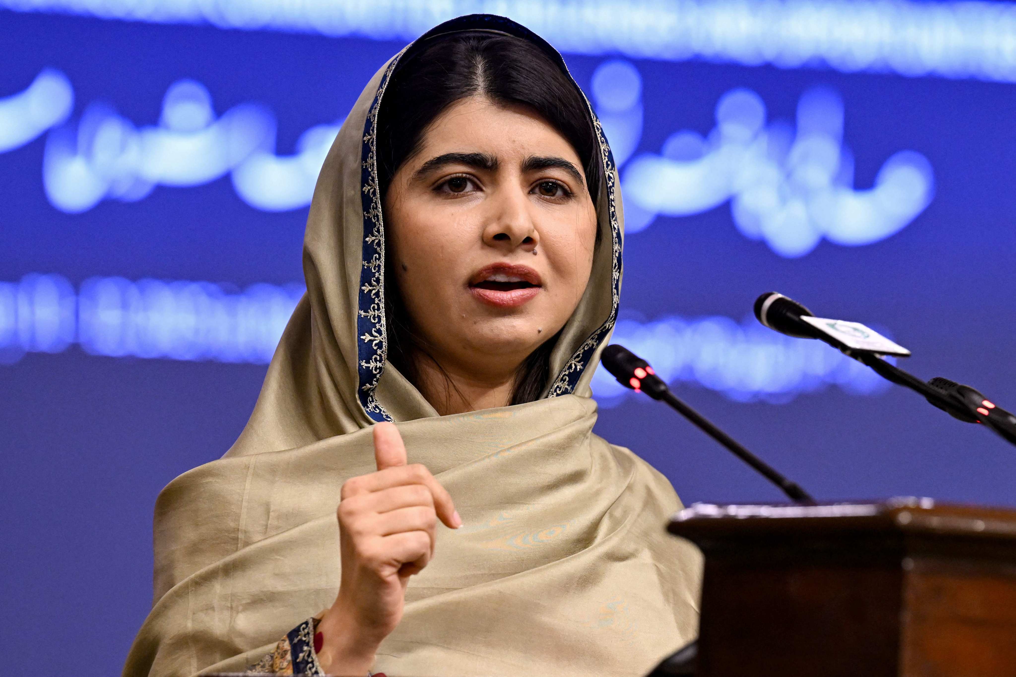 Nobel Peace Prize Laureate Malala Yousafzai. Photo: AFP