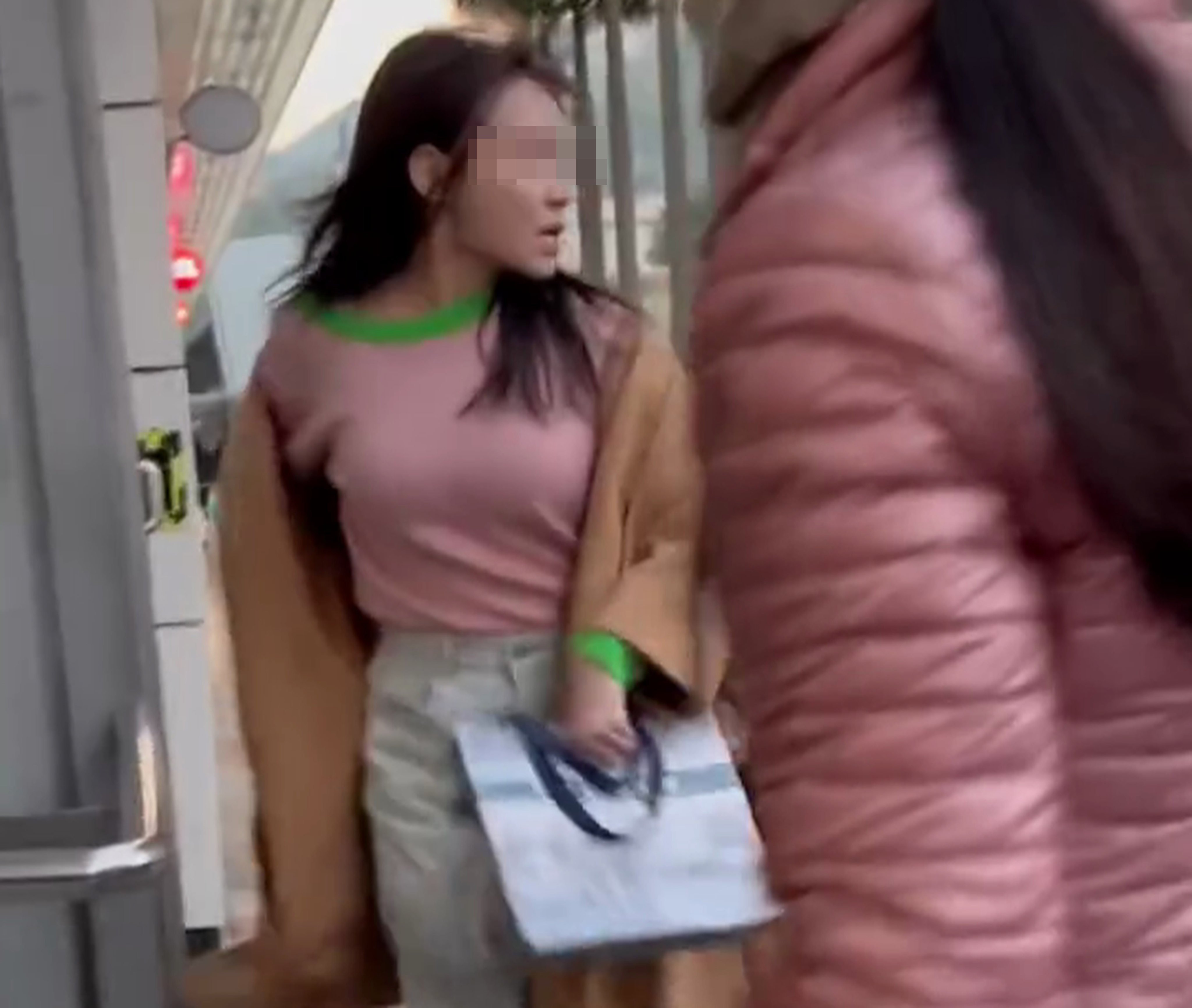 Viral footage believed to show the seller includes recordings of her being confronted by the alleged victim. Photo: Handout