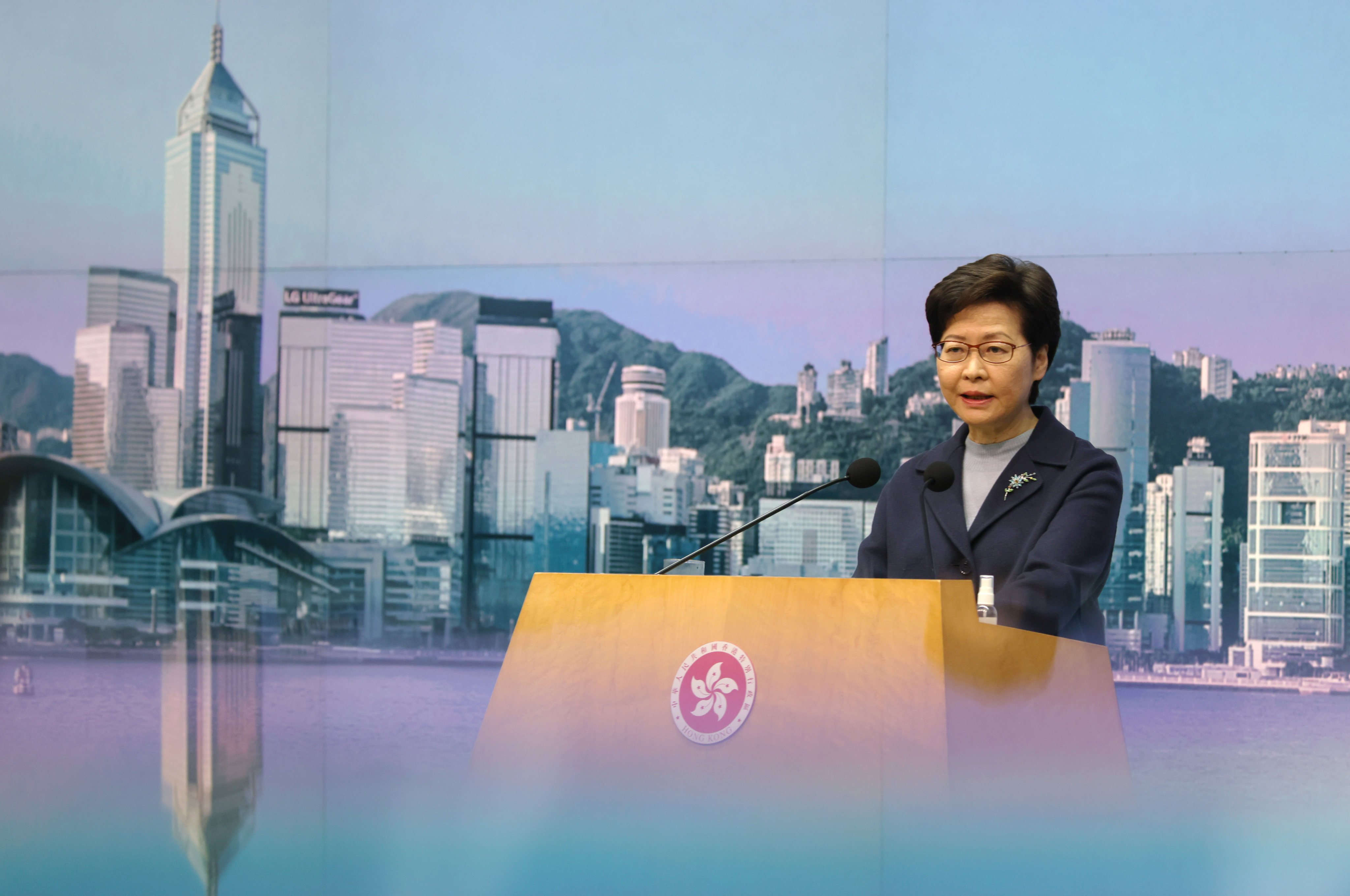 The lease on Carrie Lam’s current office will expire in mid-May. Photo: Nora Tam