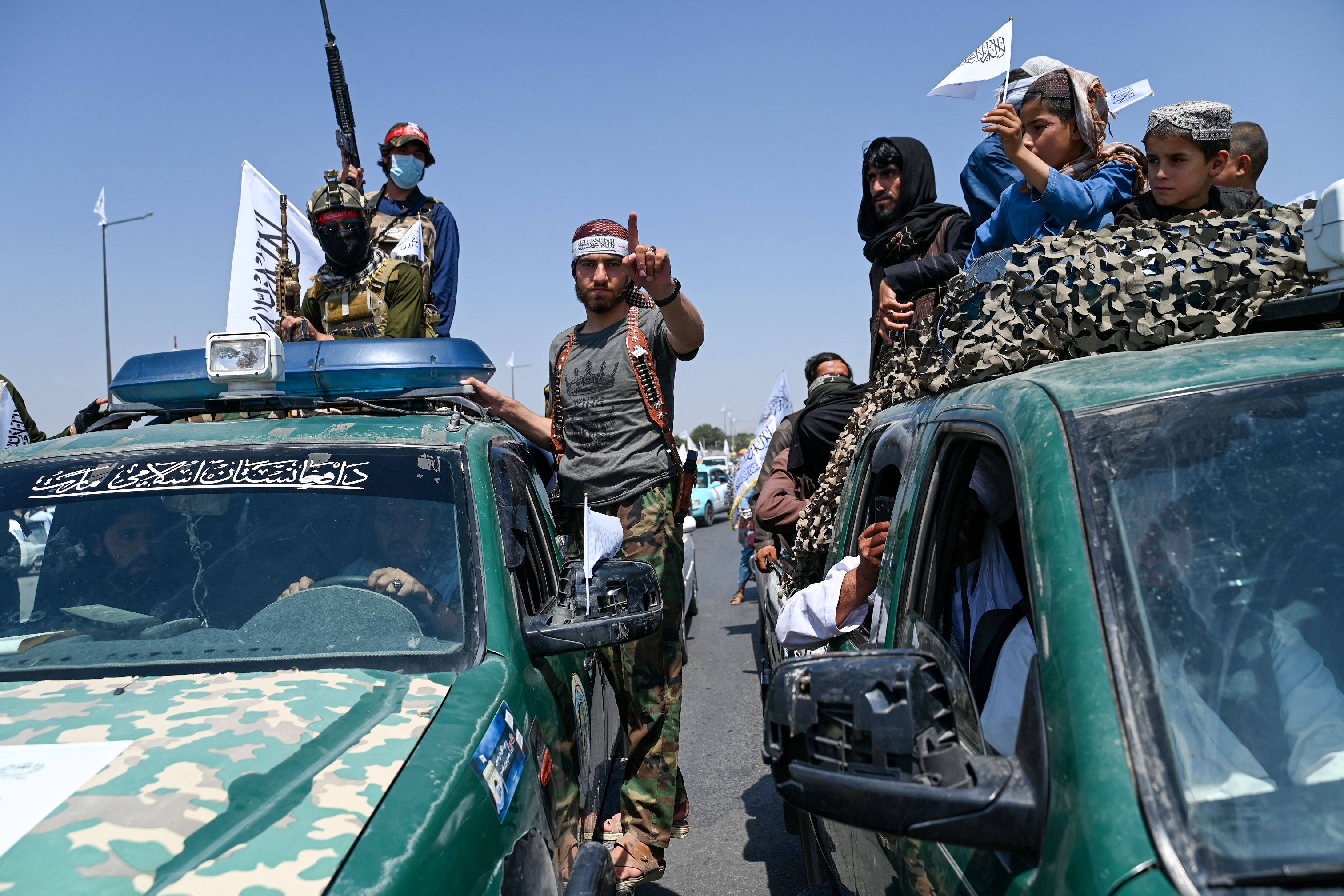 Taliban security personnel in Kabul. File photo: AFP