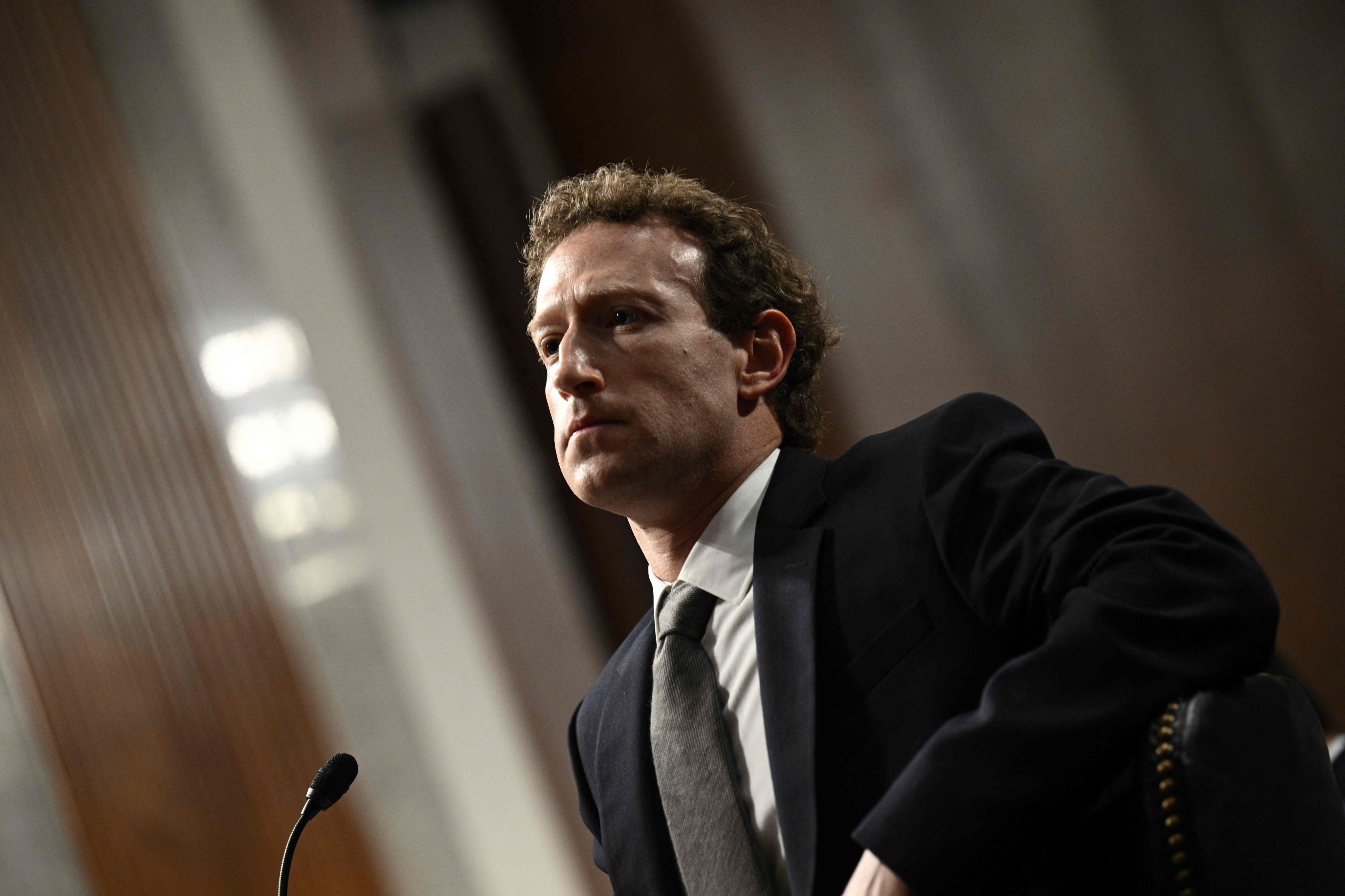 Mark Zuckerberg, CEO of Meta, testifies during a US Senate Judiciary Committee hearing on January 31, 2024. Photo: AFP