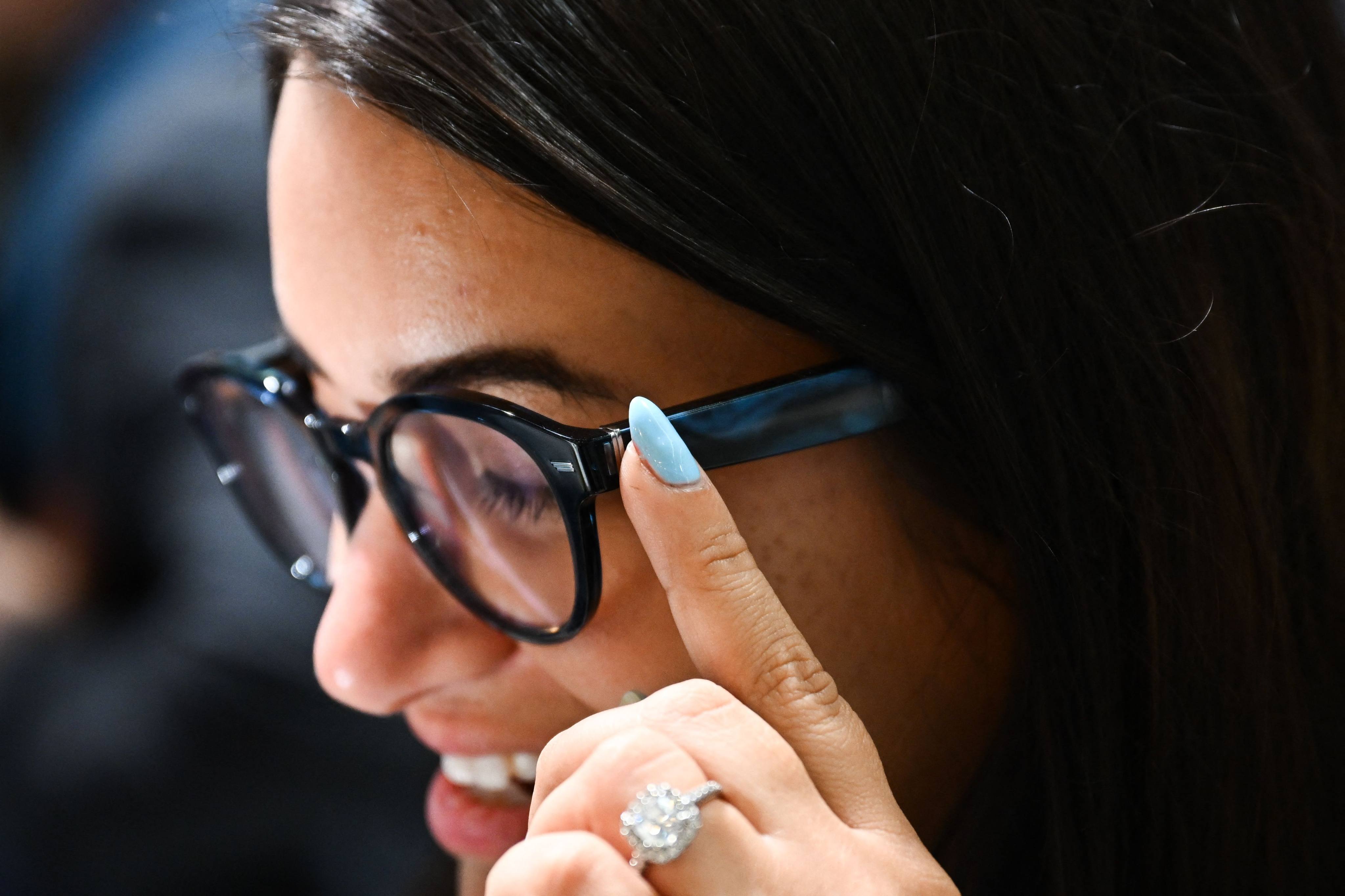 An attendee wears the Amazon Echo Frames smart glasses during the Consumer Electronics Show in Las Vegas. In 2013, Google Glass set you back US$1,500. Now, smart glasses cost as little as US$200. Photo: AFP