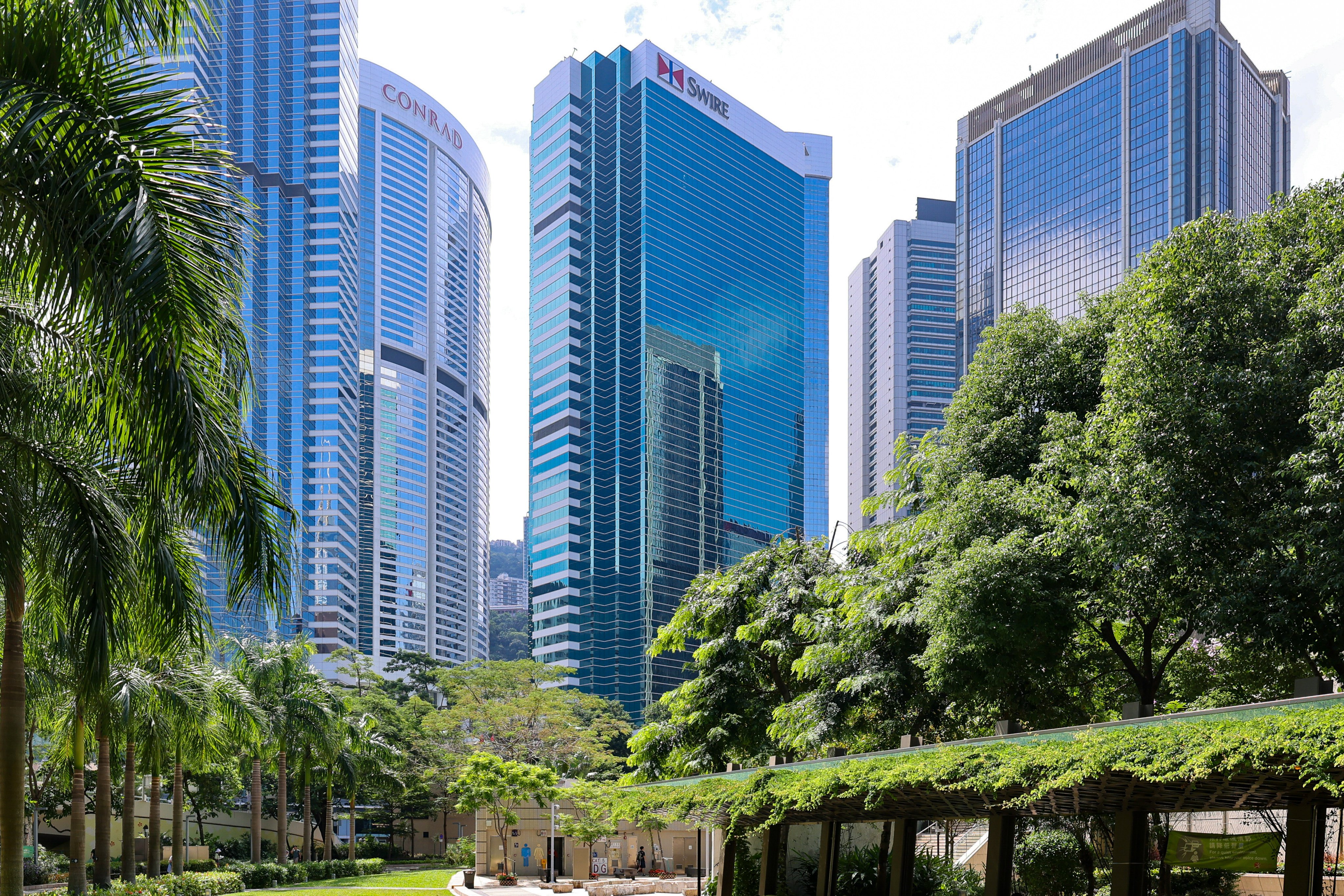 One Pacific Place in Queensway, where former Hong Kong city leader Carrie Lam’s office is currently located. Photo: Nora Tam