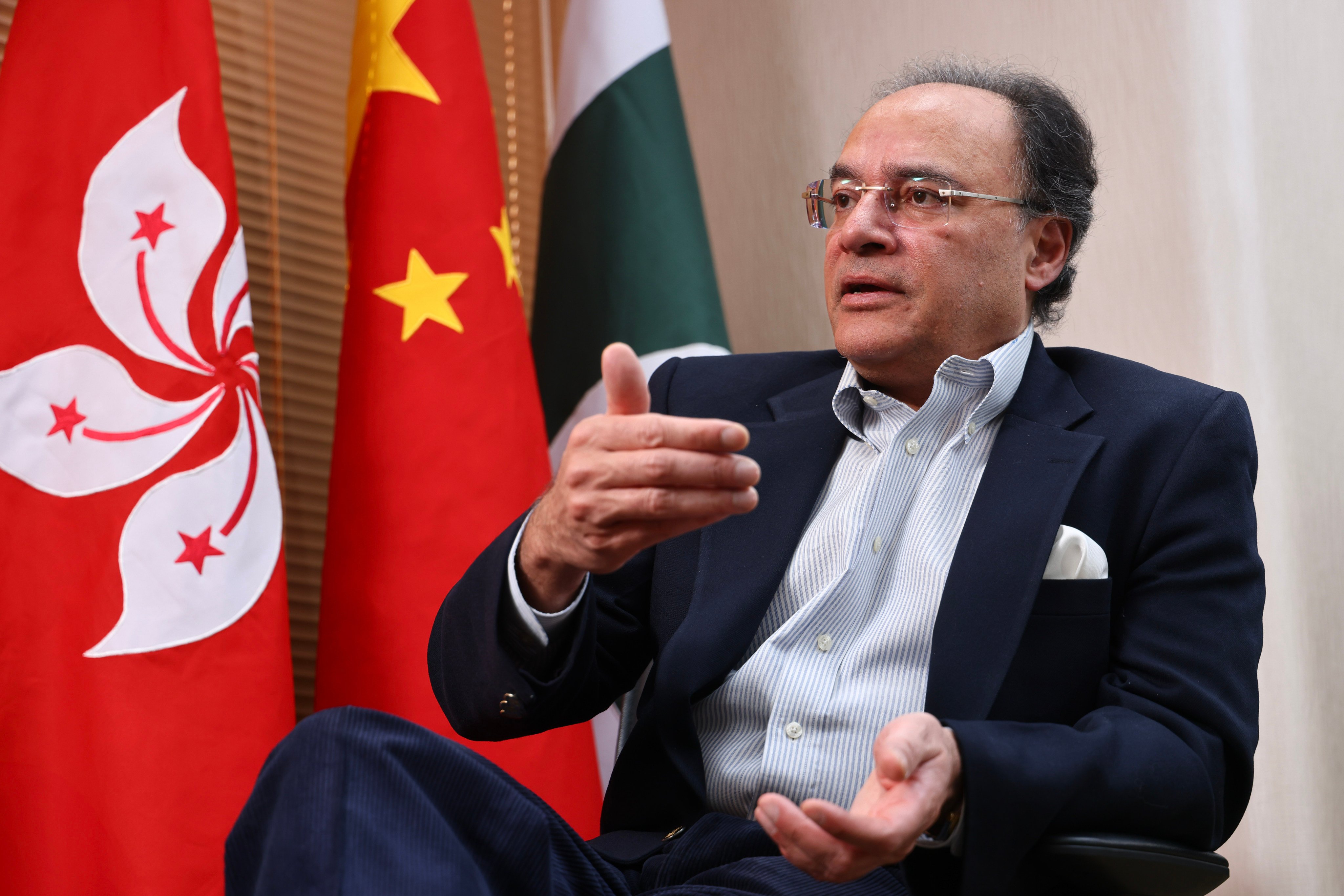 Muhammad Aurangzeb, the Pakistani finance minister, is in Hong Kong for the Asian Financial Forum. Photo: Dickson Lee