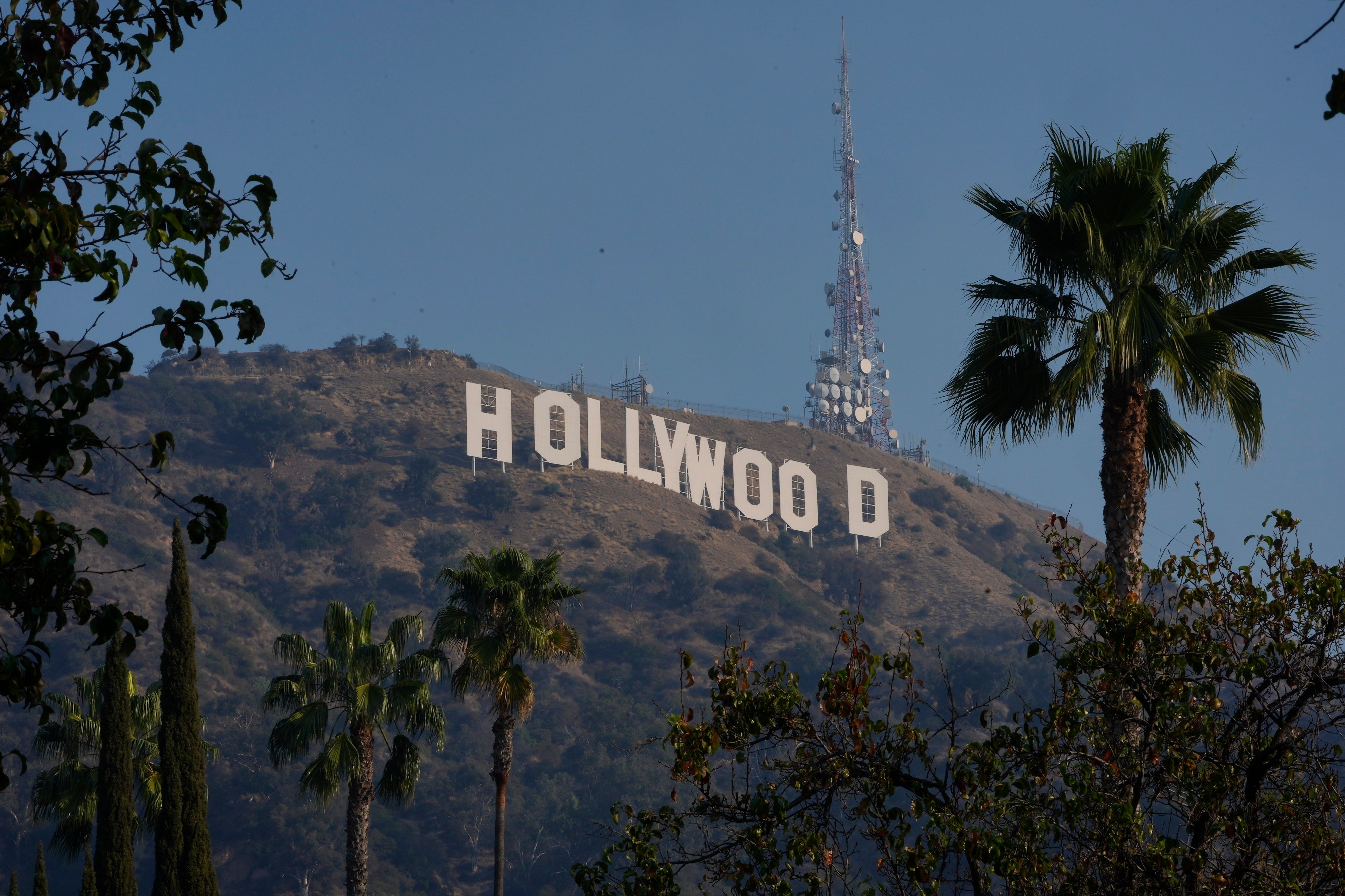 The Hollywood Sign in Los Angeles. Photo: AP