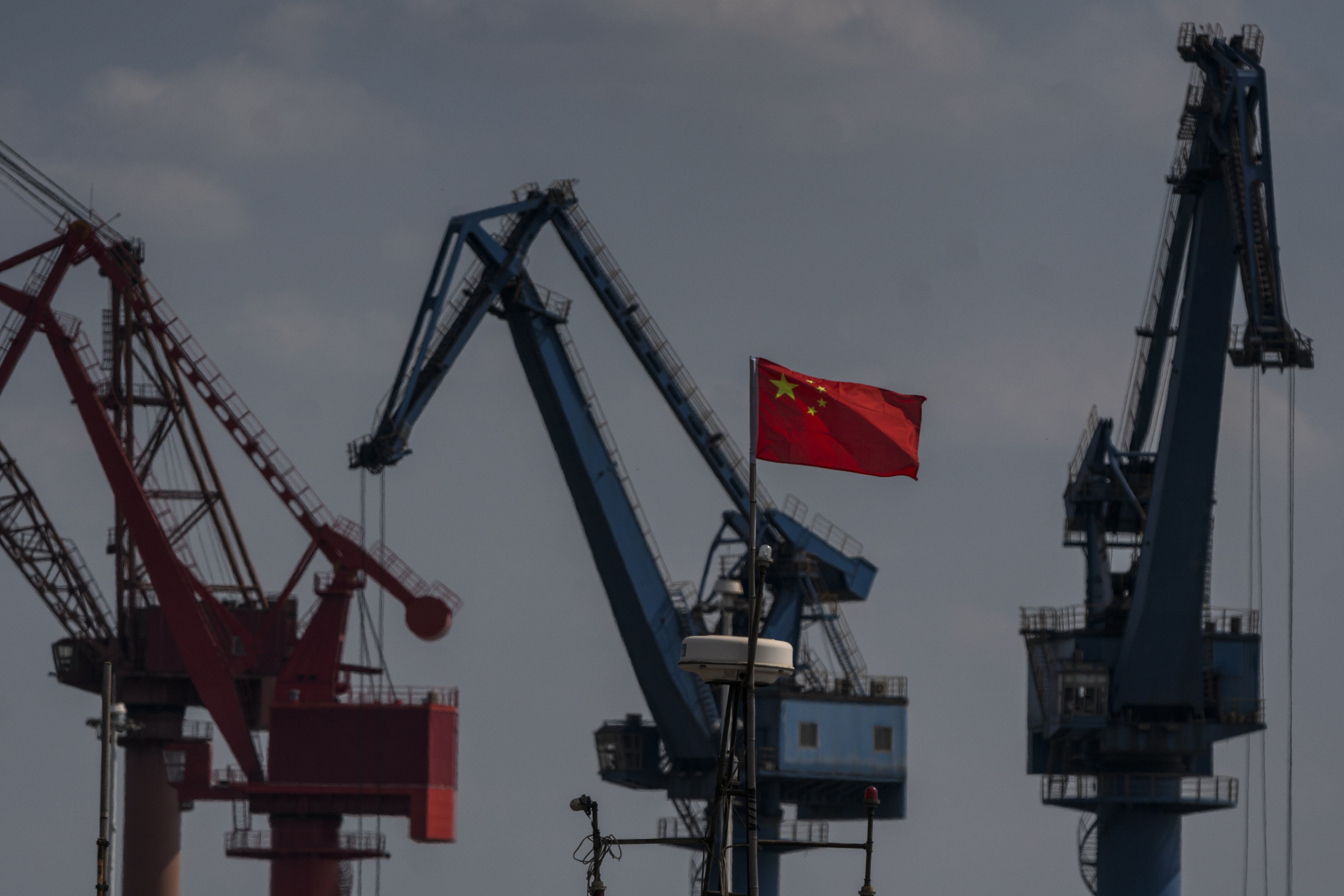 A shipyard in Jiangyin, Jiangsu province, China. File photo: EPA-EFE 