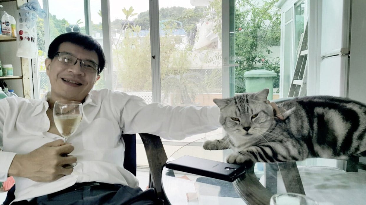 Ex-professor Khaw Kim Sun pictured at his home before his conviction. Photo: Handout