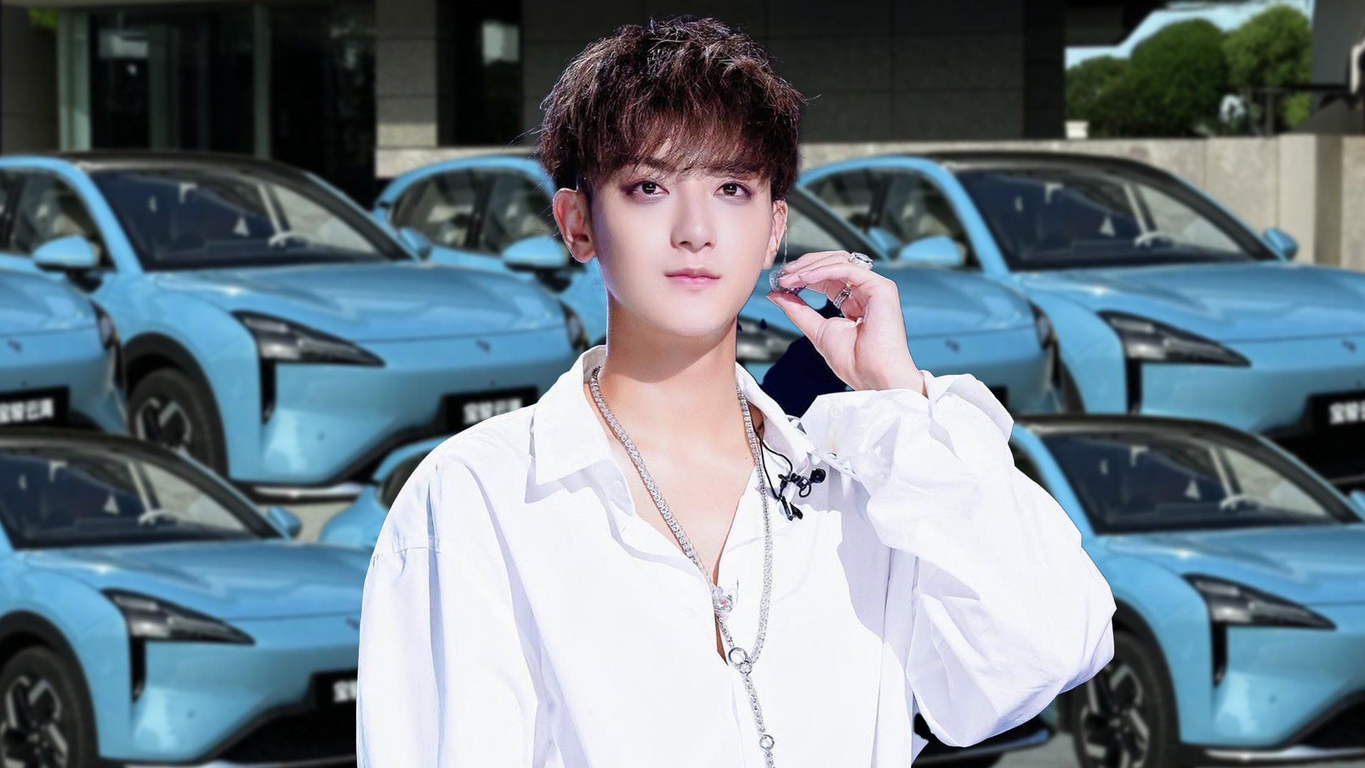 Chinese pop star Huang Zitao has found himself in hot water over the promised giveaway of 20 electric cars. Photo: SCMP composite/QQ.com/IG@hztttao