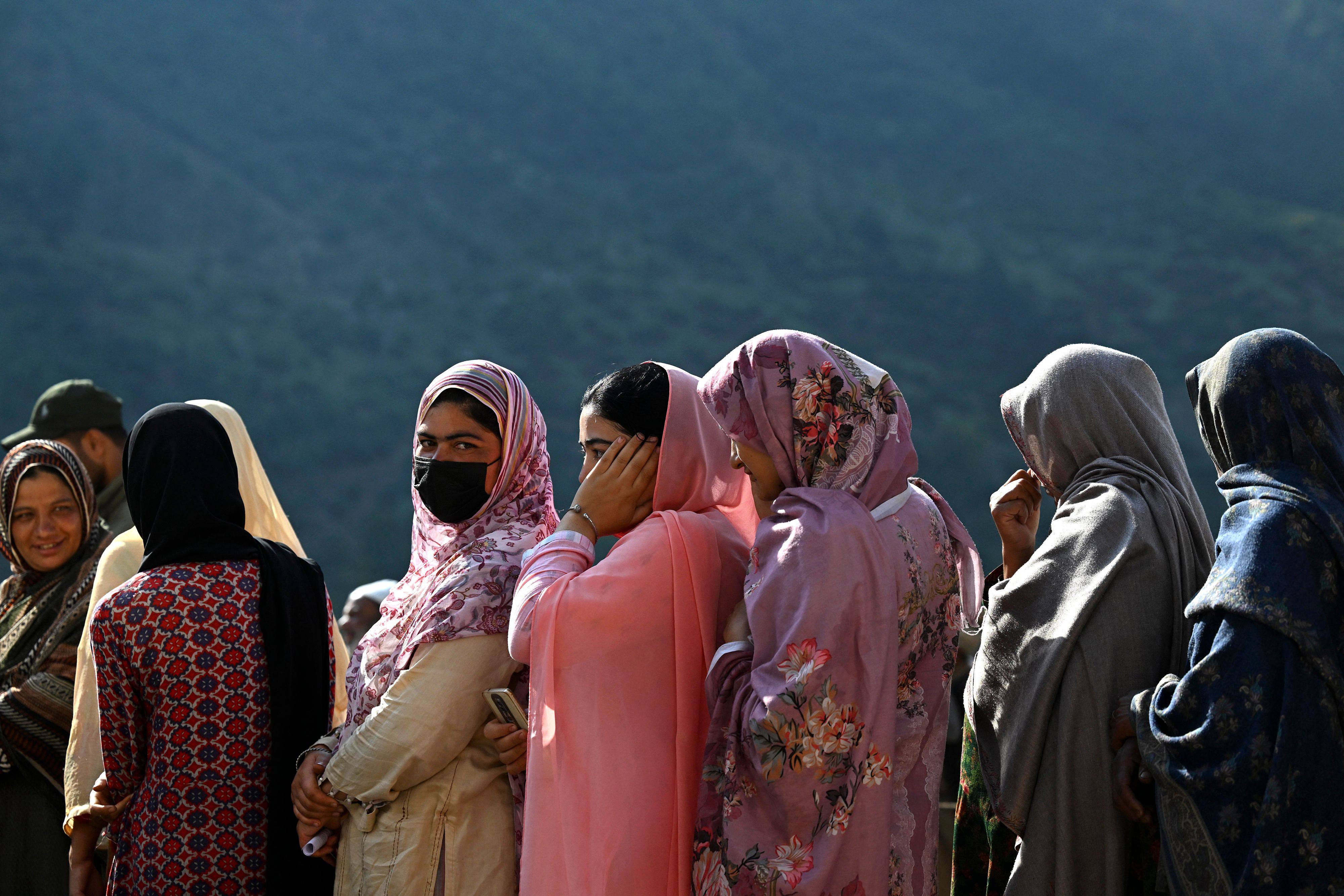 Indian women queue up to vote. An average of nearly 90 rapes a day were reported in 2022 in the country of 1.4 billion people, but many more are thought to go unreported. Photo: AFP