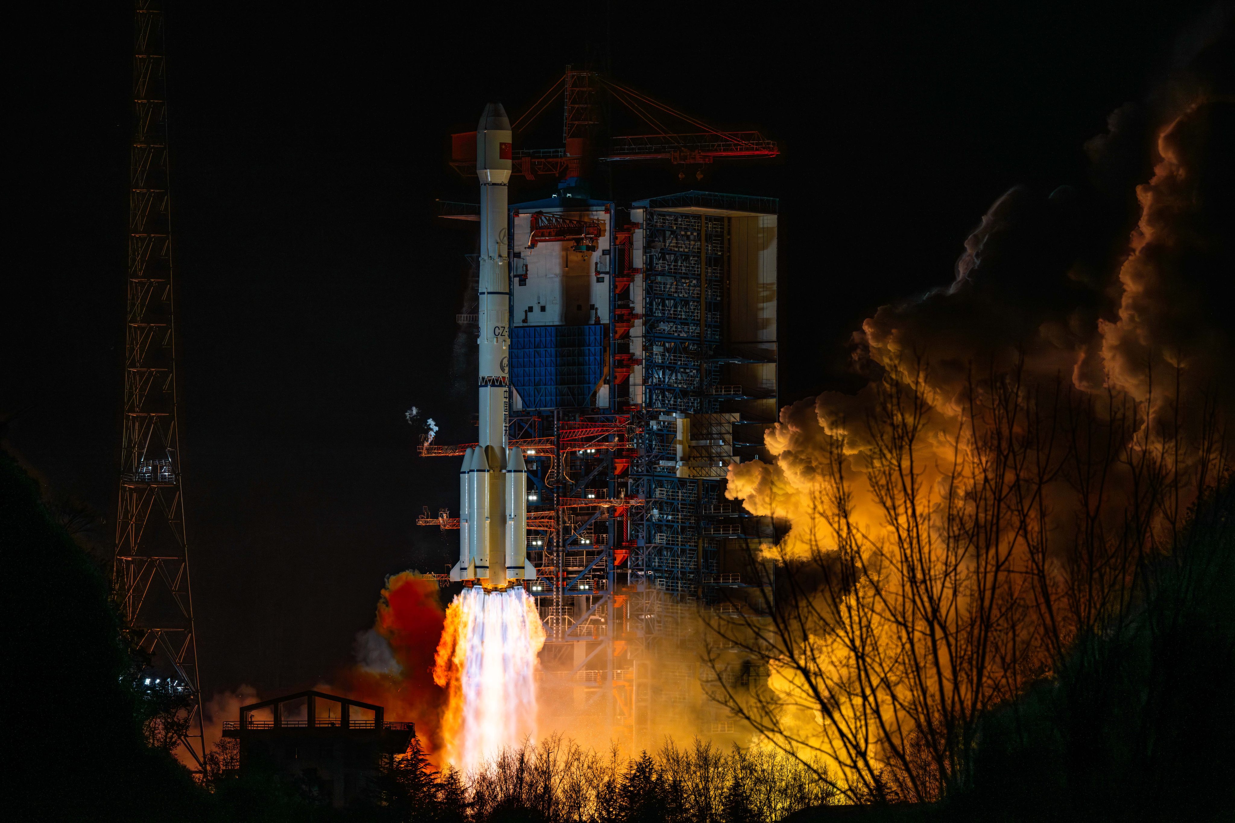 A space version of China’s NearLink or “Xing Shan” wireless communication module for rockets is expected to reduce launch costs. Photo: Xinhua