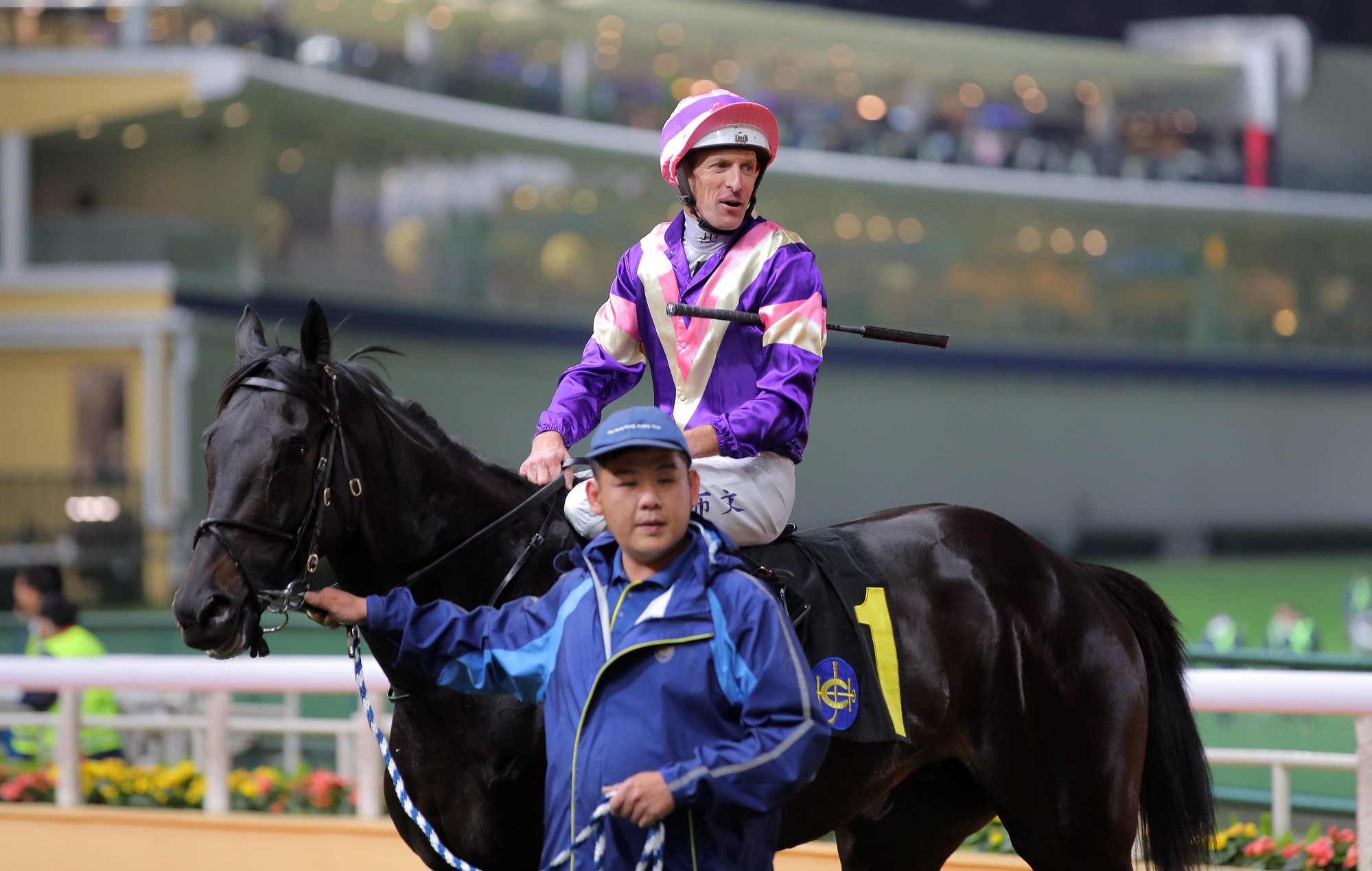 Hugh Bowman aboard Charity Gain.