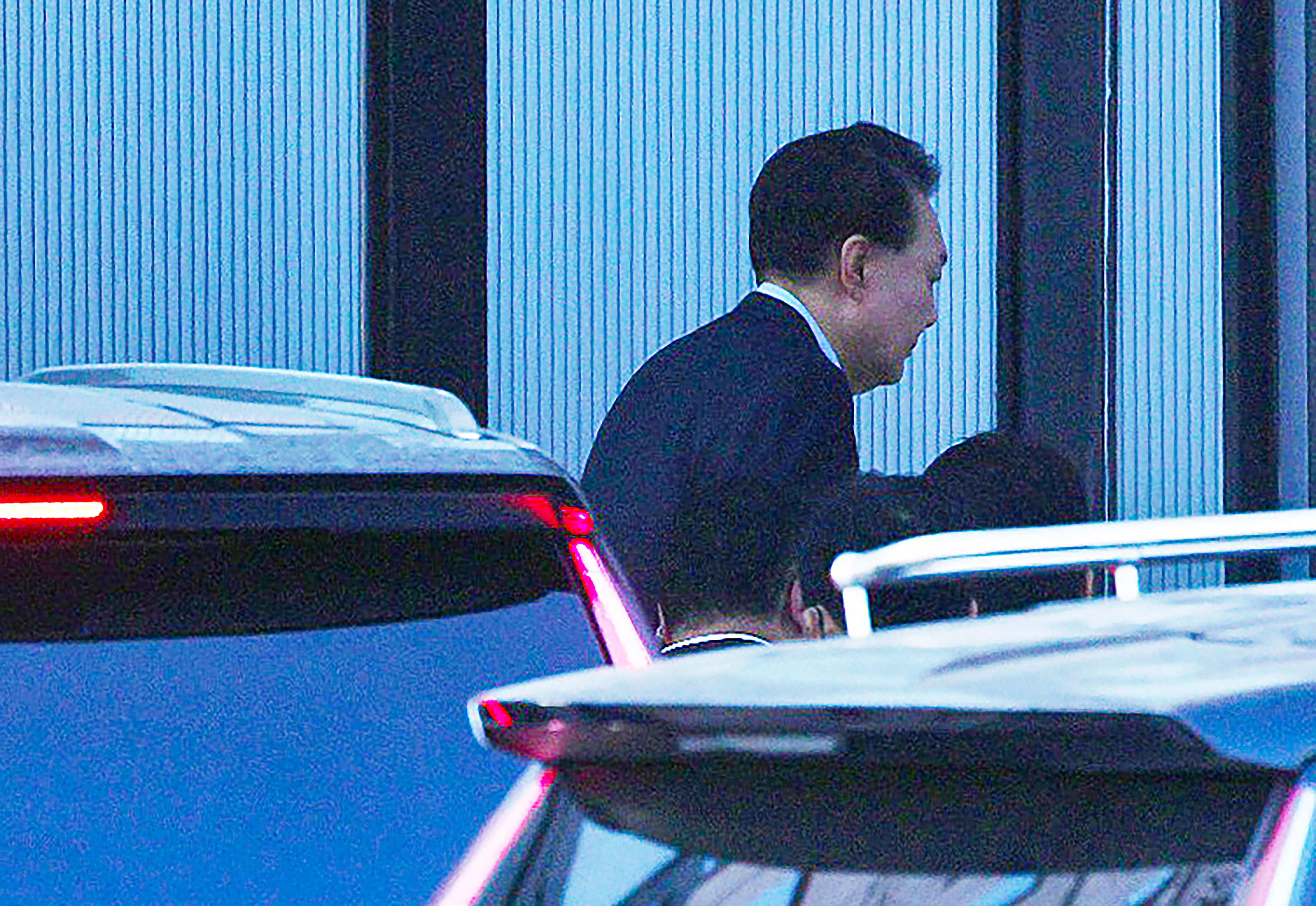 Impeached South Korean President Yoon Suk-yeol arrives at the Corruption Investigation Office for High-ranking Officials in Gwacheon, South Korea, on Wednesday. Photo: AP