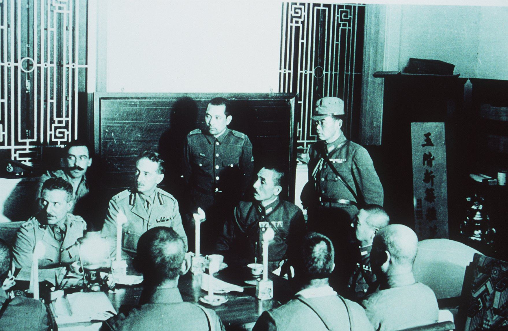 The British surrender Hong Kong to the Japanese on Christmas Day in 1941. Photo: SCMP Archives