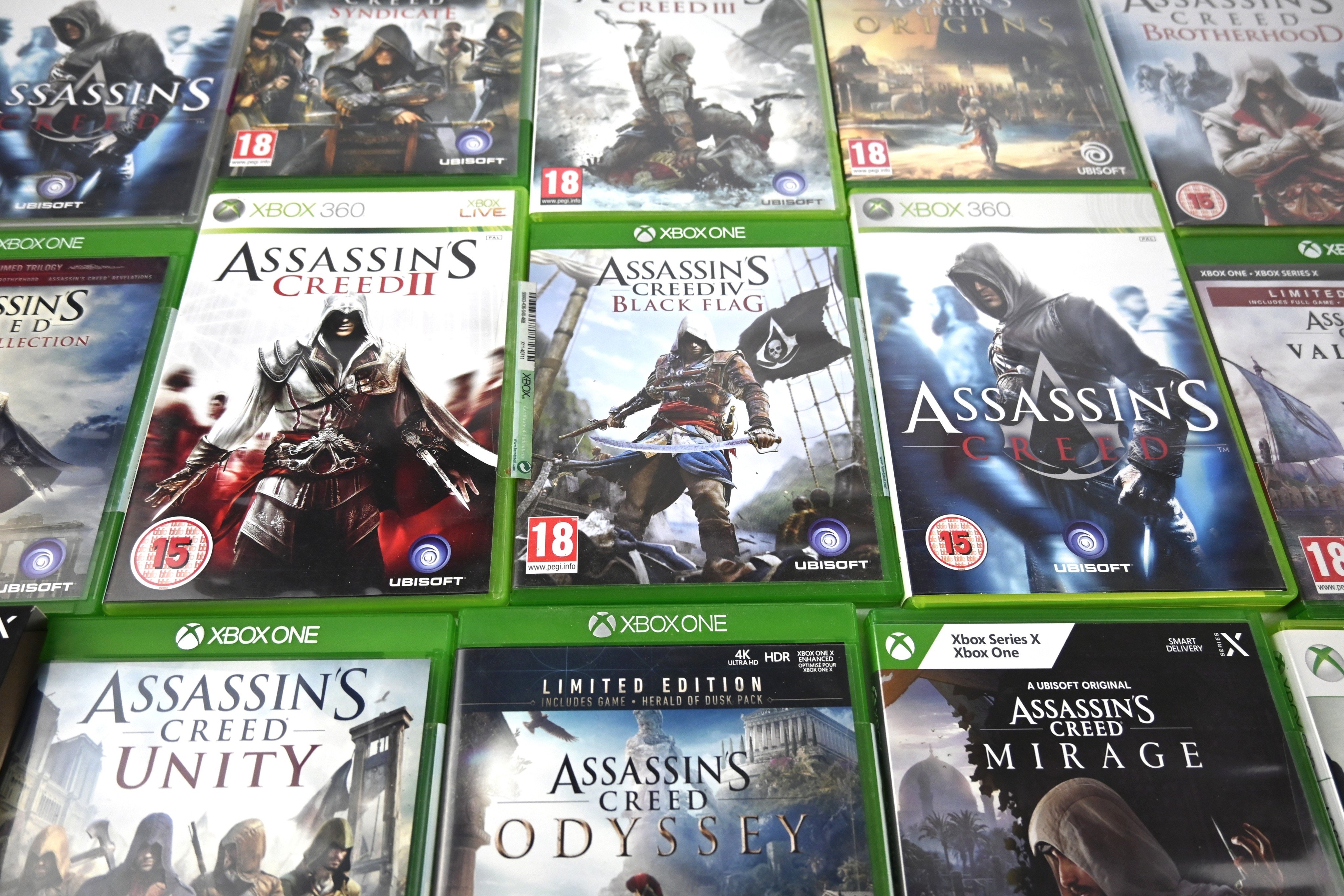 Assassin’s Creed video games. Photo: Shutterstock 