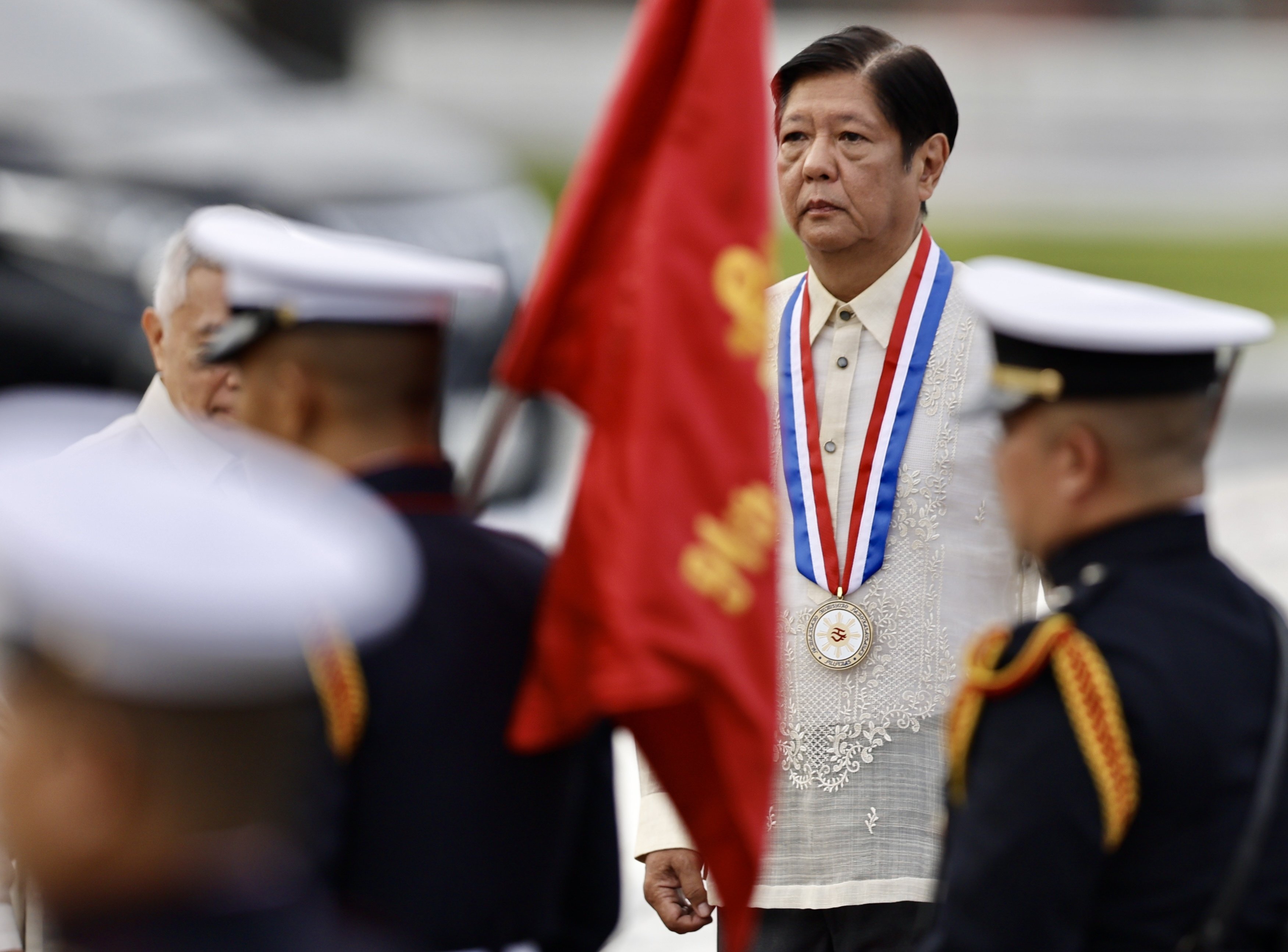 Philippines’ President Ferdinand Marcos Jnr on “expressed optimism in maintaining the strong and dynamic relationship” with the US – particularly on economics, defence and security. Photo: EPA-EFE