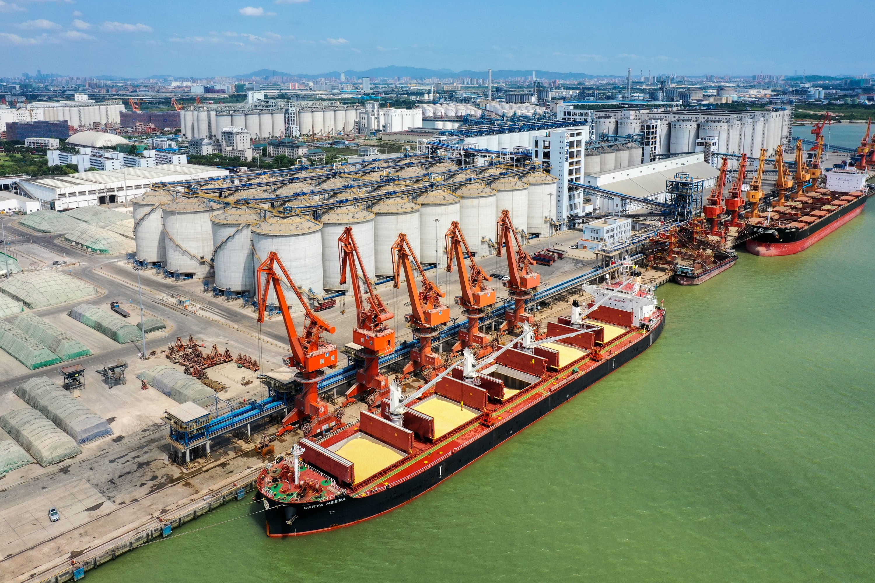 Shanghai and Guangdong, two of China’s top exporting regions, have dialed back their growth targets in advance of likely tariffs from the US. Photo: Xinhua