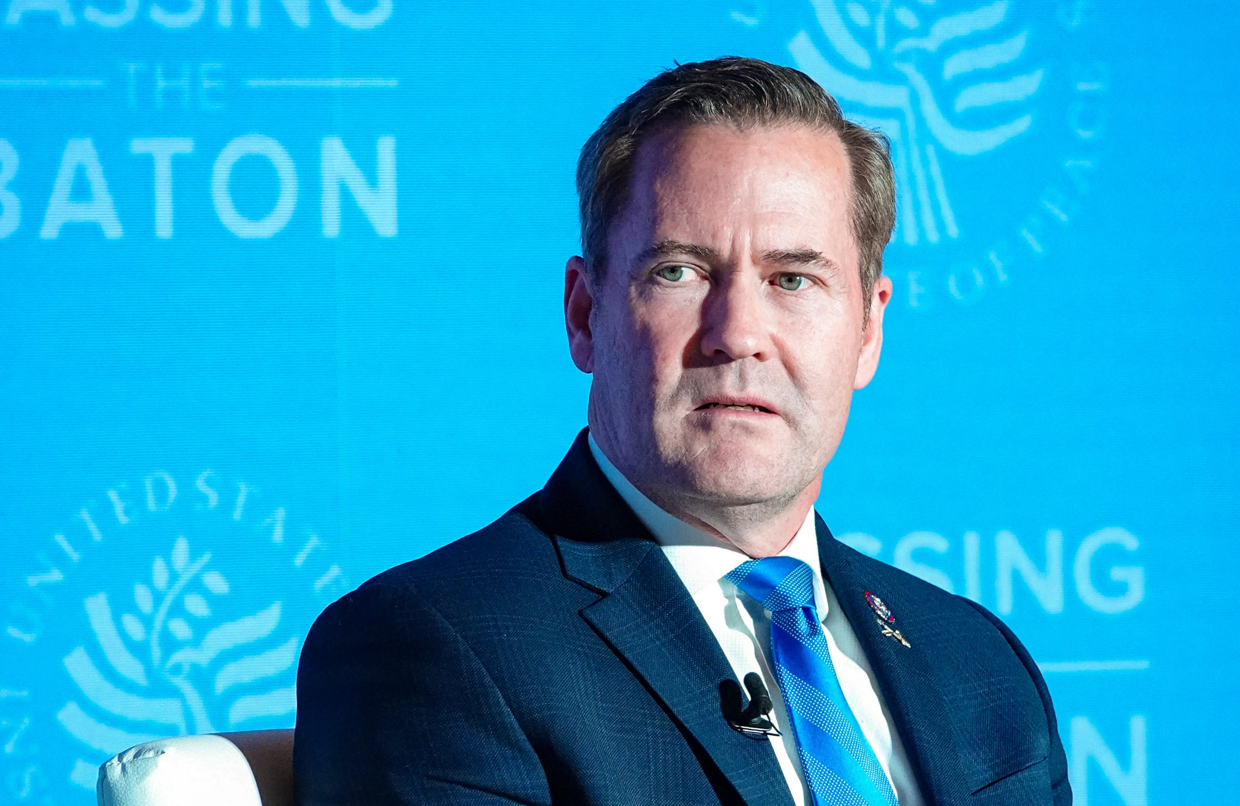 Incoming US national security adviser Mike Waltz told a “Passing the Baton” event organised by the United States Institutes of Peace that the new administration will continue and reinforce Washington’s policies on China. Photo: USIP