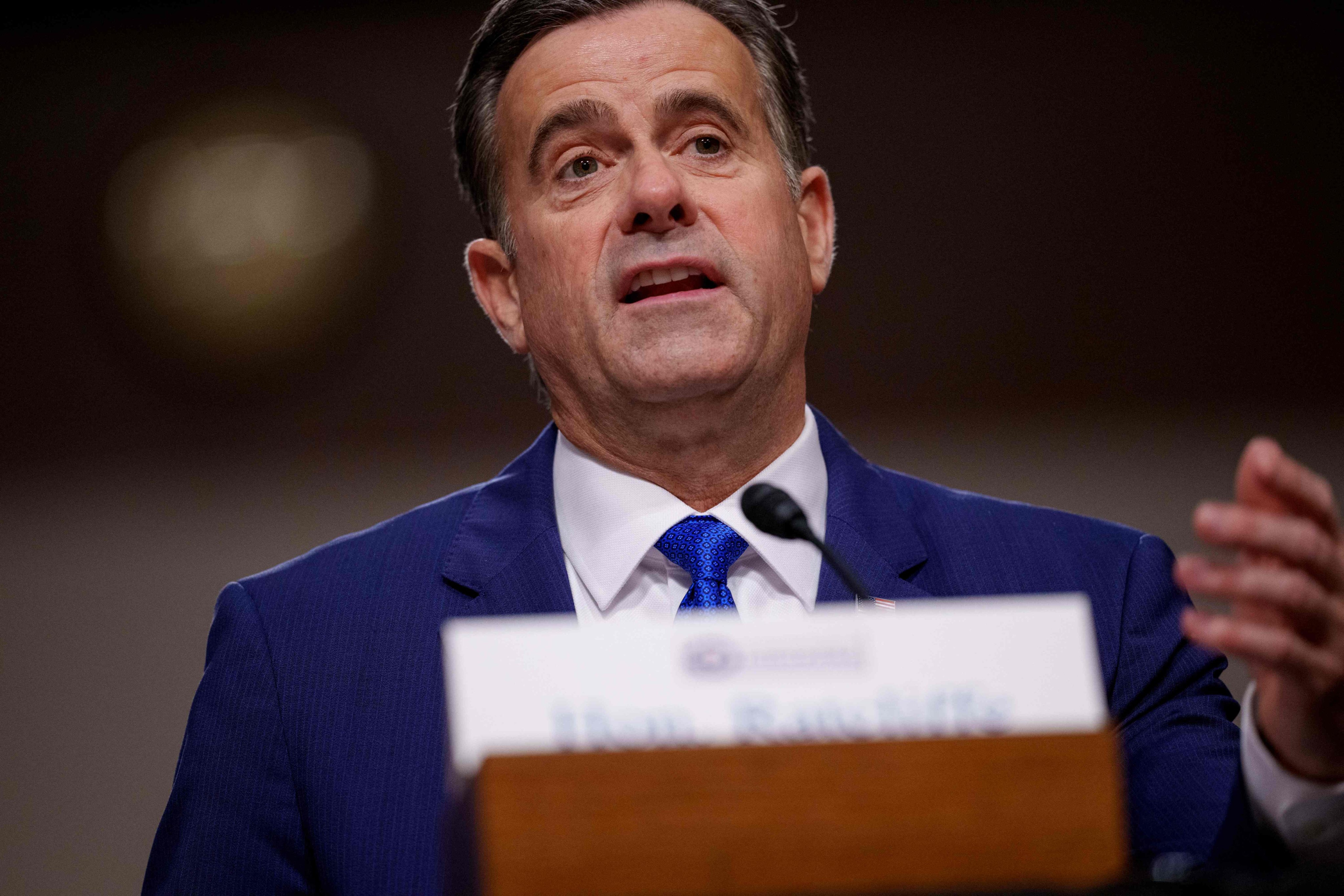 John Ratcliffe, US president-elect Donald Trump’s nominee for director of the Central Intelligence Agency. Photo: AFP