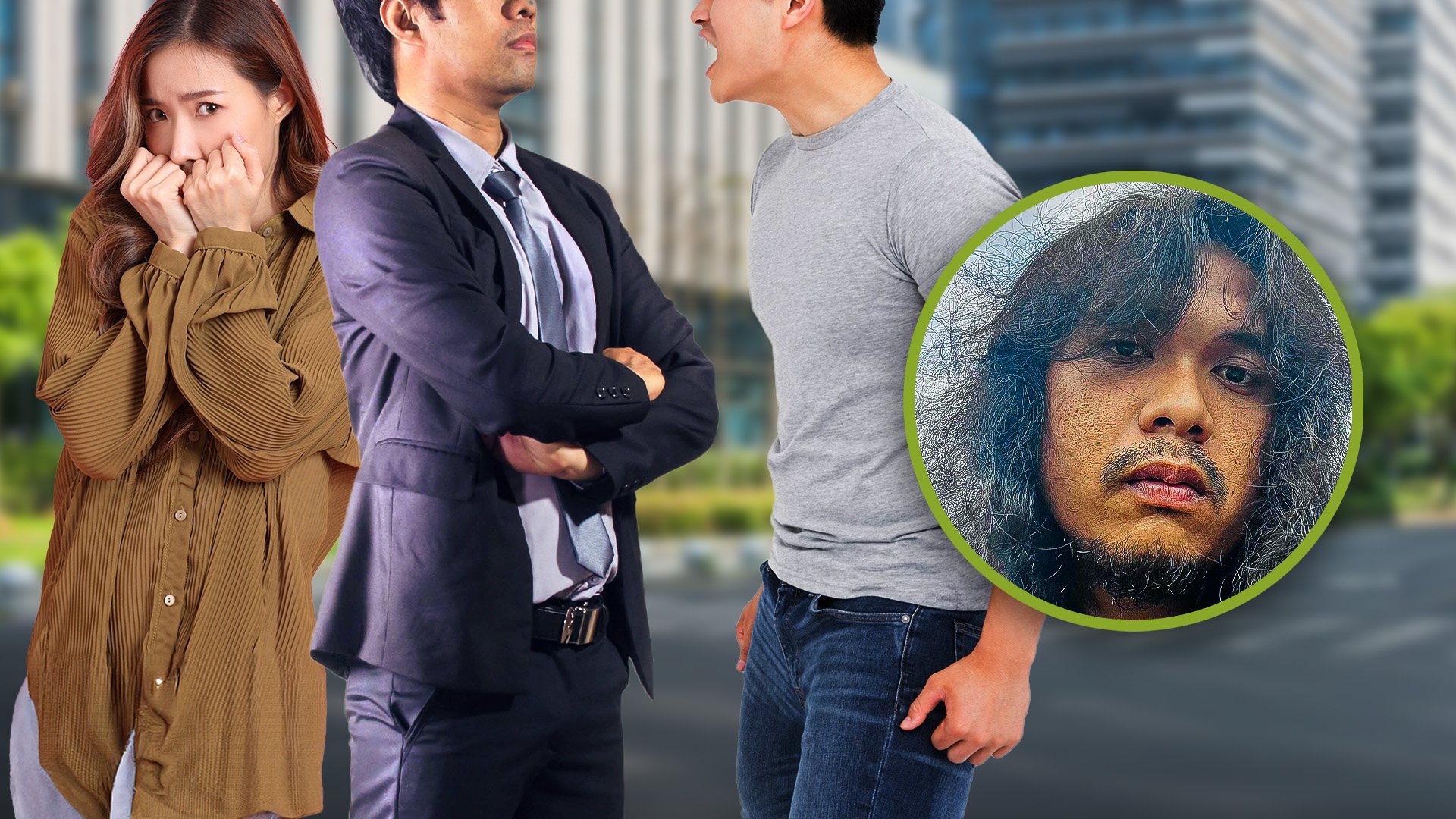 A Malaysian man is offering a “villain for hire” service so clients can play the hero in front of their partners. Photo: SCMP composite/Shutterstock/Facebook_Pesakit Sifar Cacar Monyek