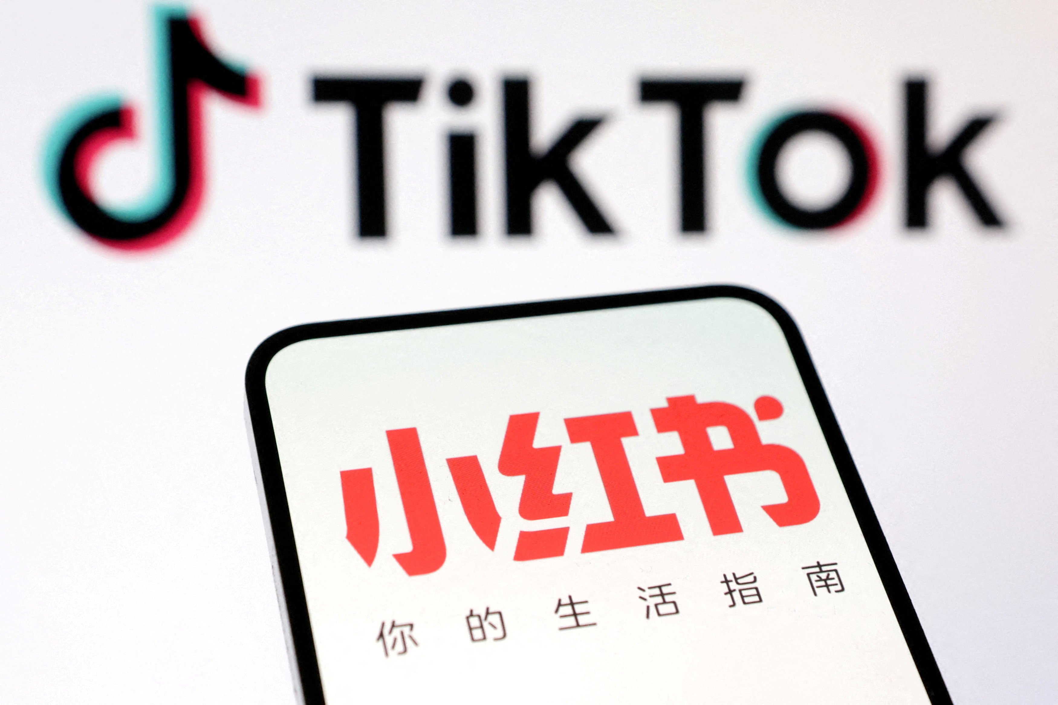 The possible US TikTok ban has prompted an exodus of new users to the Chinese app RedNote. Photo: Reuters