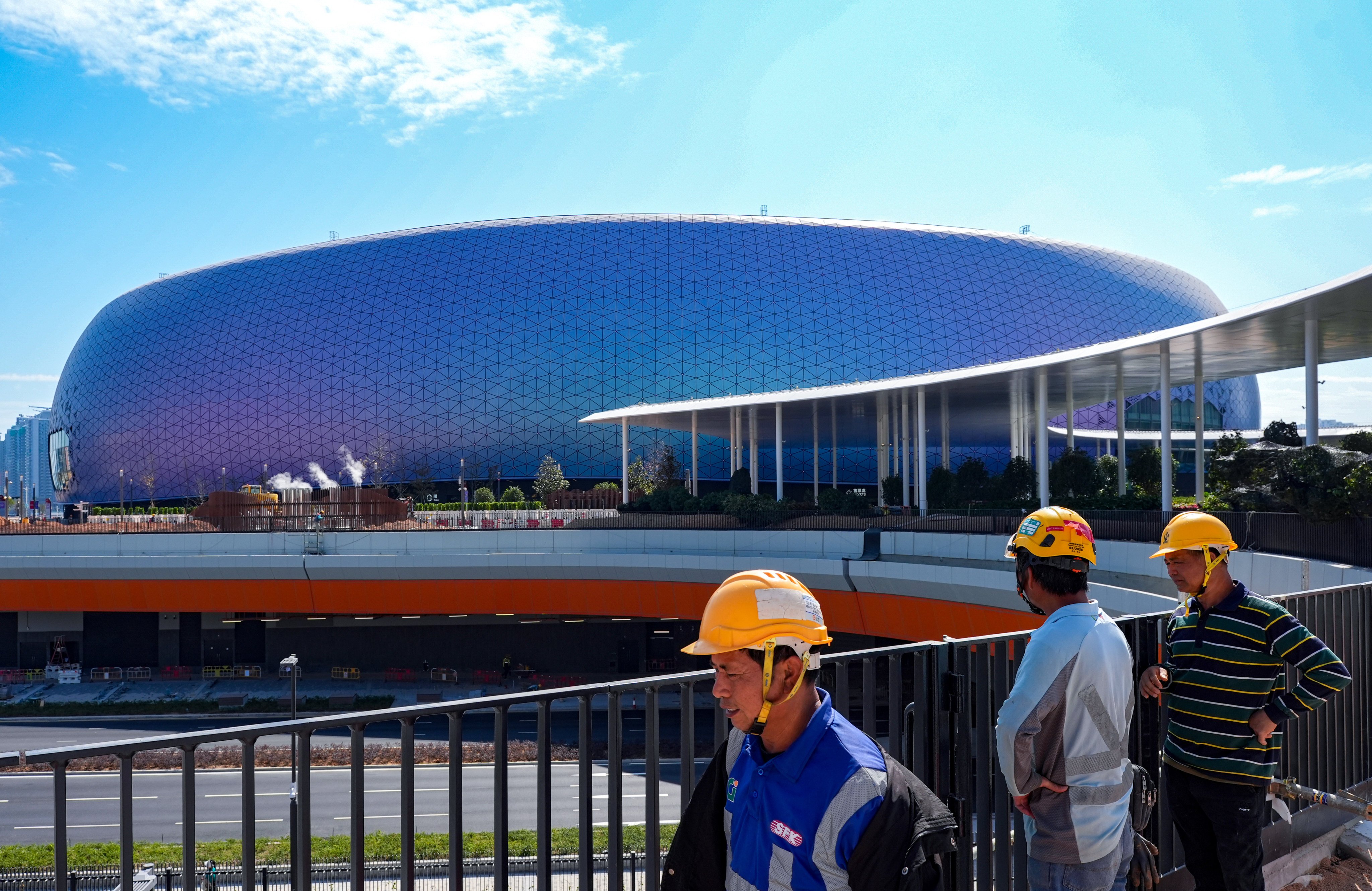 The main stadium at Kai Tak Sports Park will host the largest trial event to date, with an estimated crowd of 18,000 expected at a concert on Saturday. Photo: Eugene Lee